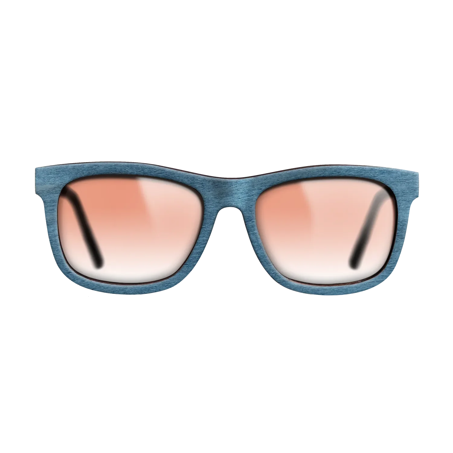 Blue Poplar BlackWalnut Temples - The Hero - Square - 2180  - Chroma - SIRIS wood optic