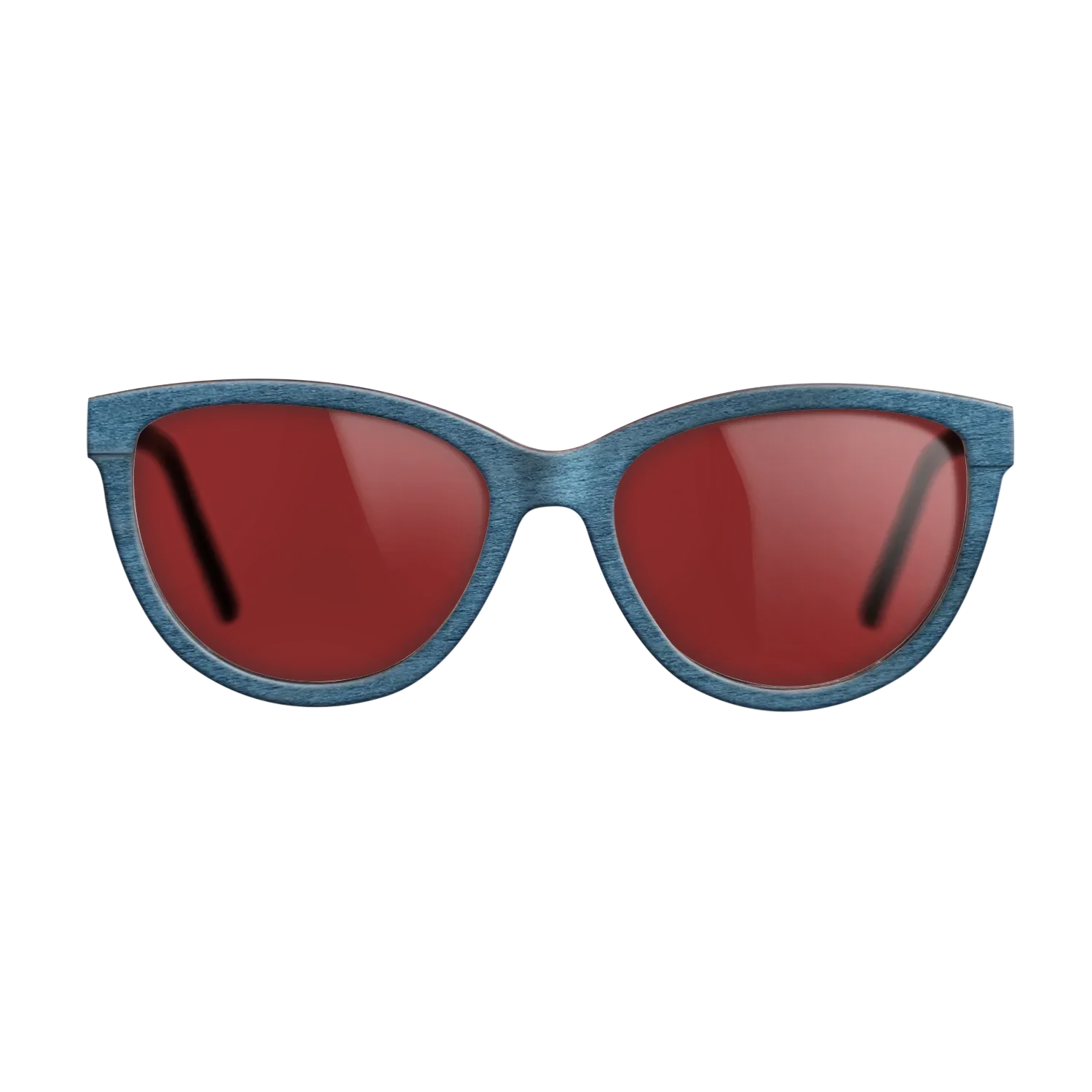 Blue Poplar BlackWalnut Temples - The Maiden - Cat - 2180  - Chroma - SIRIS wood optic