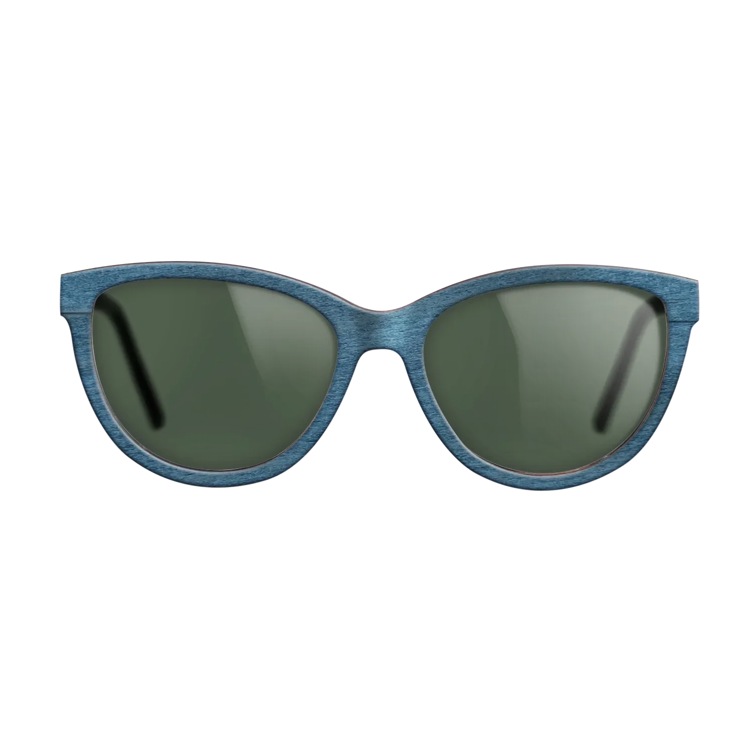 Blue Poplar BlackWalnut Temples - The Maiden - Cat - 2180  - Chroma - SIRIS wood optic