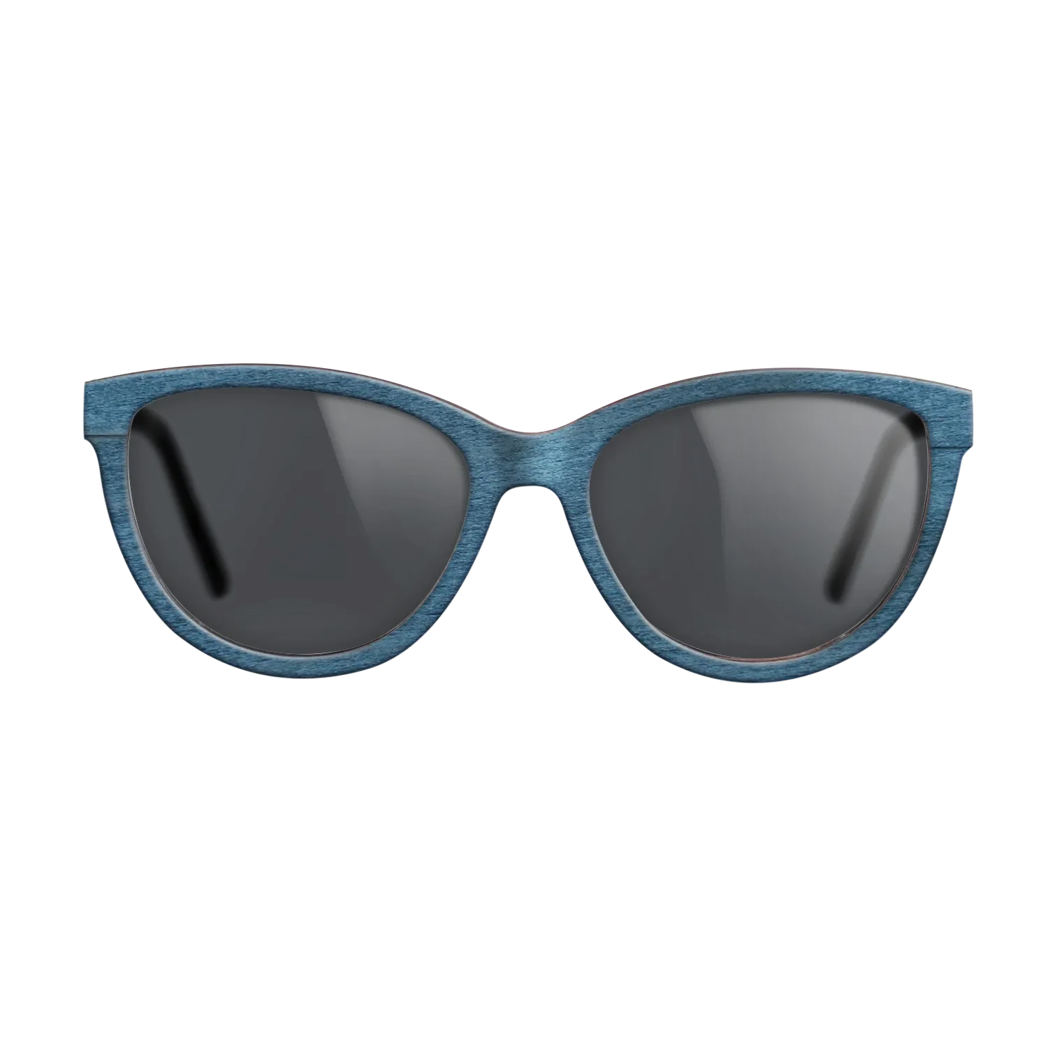 Blue Poplar BlackWalnut Temples - The Maiden - Cat - 2180  - Chroma - SIRIS wood optic