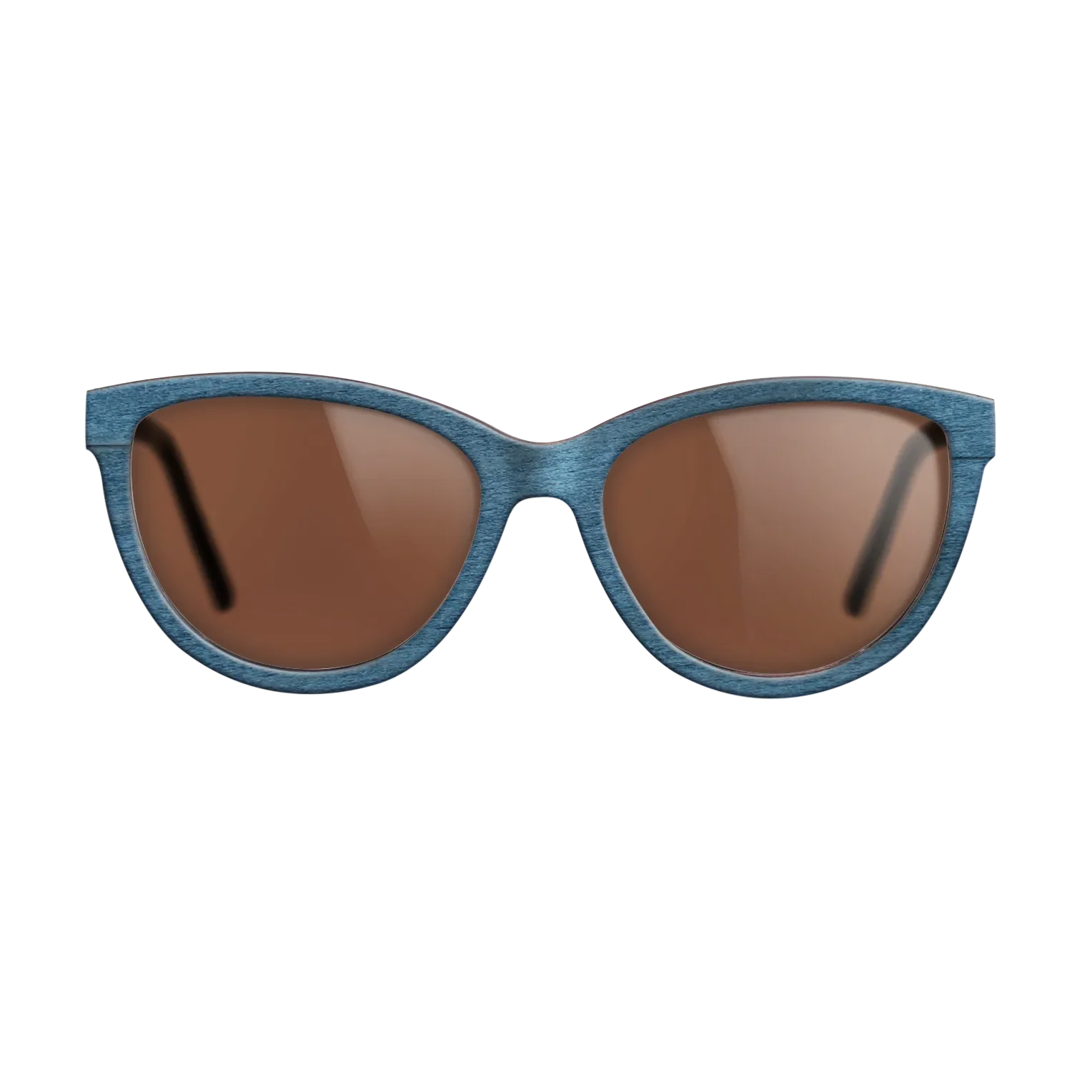 Blue Poplar BlackWalnut Temples - The Maiden - Cat - 2180  - Chroma - SIRIS wood optic