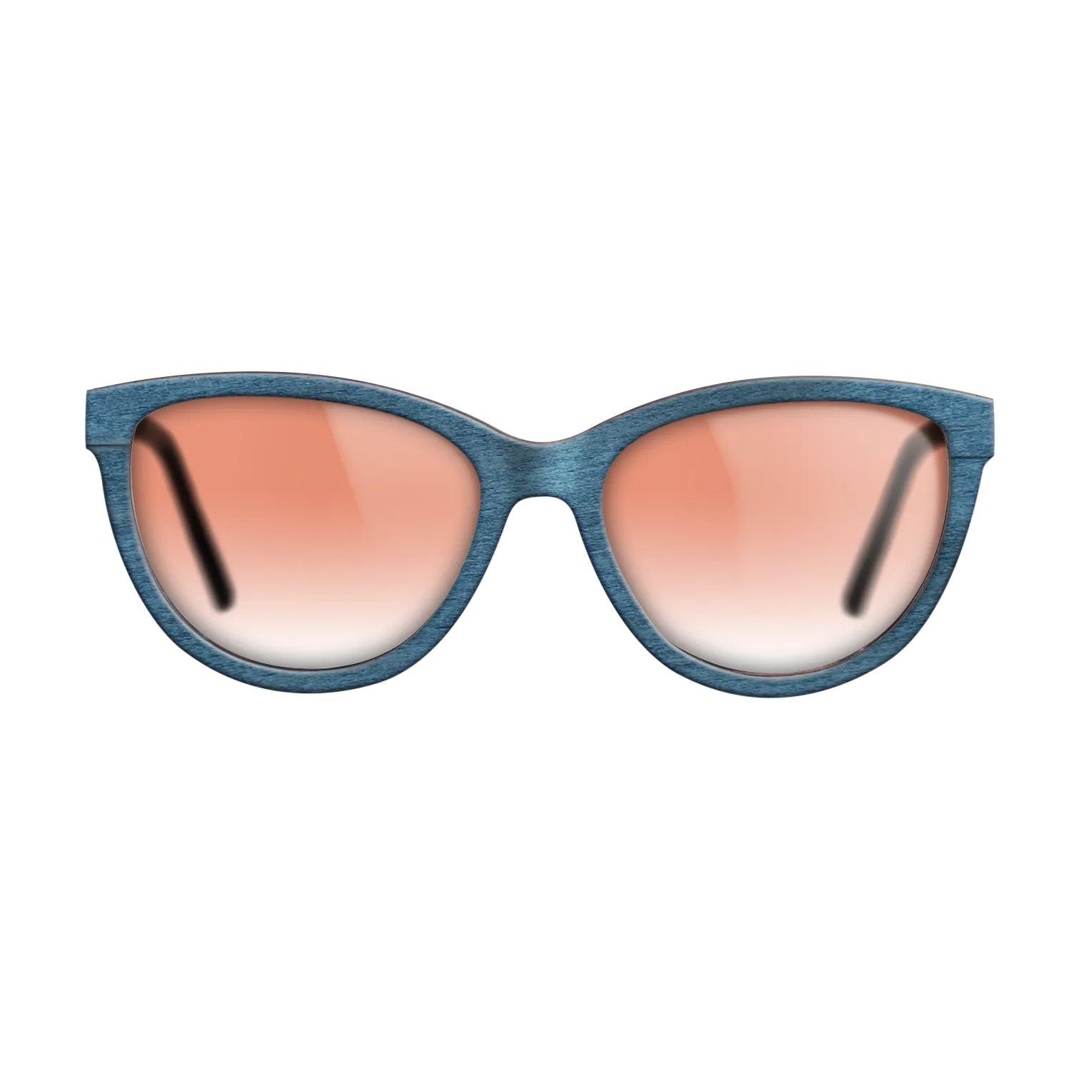 Blue Poplar BlackWalnut Temples - The Maiden - Cat - 2180  - Chroma - SIRIS wood optic
