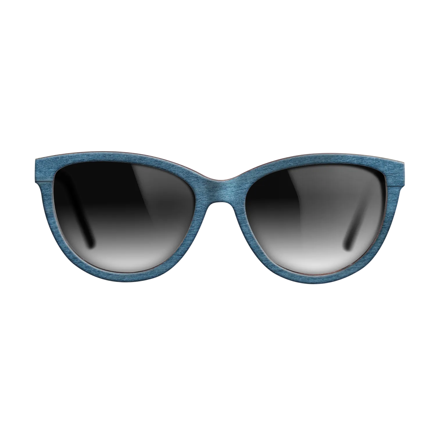 Blue Poplar BlackWalnut Temples - The Maiden - Cat - 2180  - Chroma - SIRIS wood optic