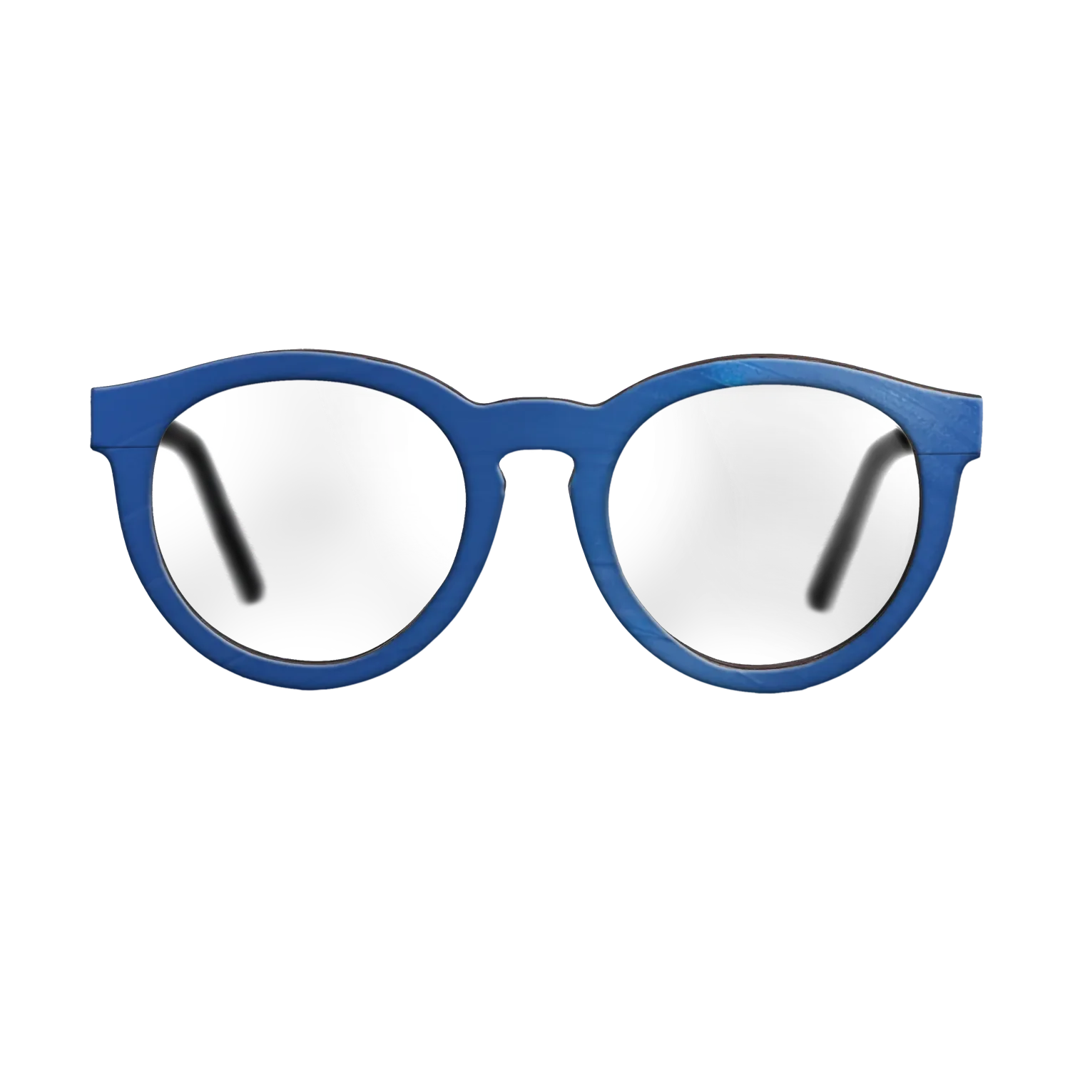 Blue Vinyl Front Walnut - The Rebel - Round - 2212 - SIRIS wood optic