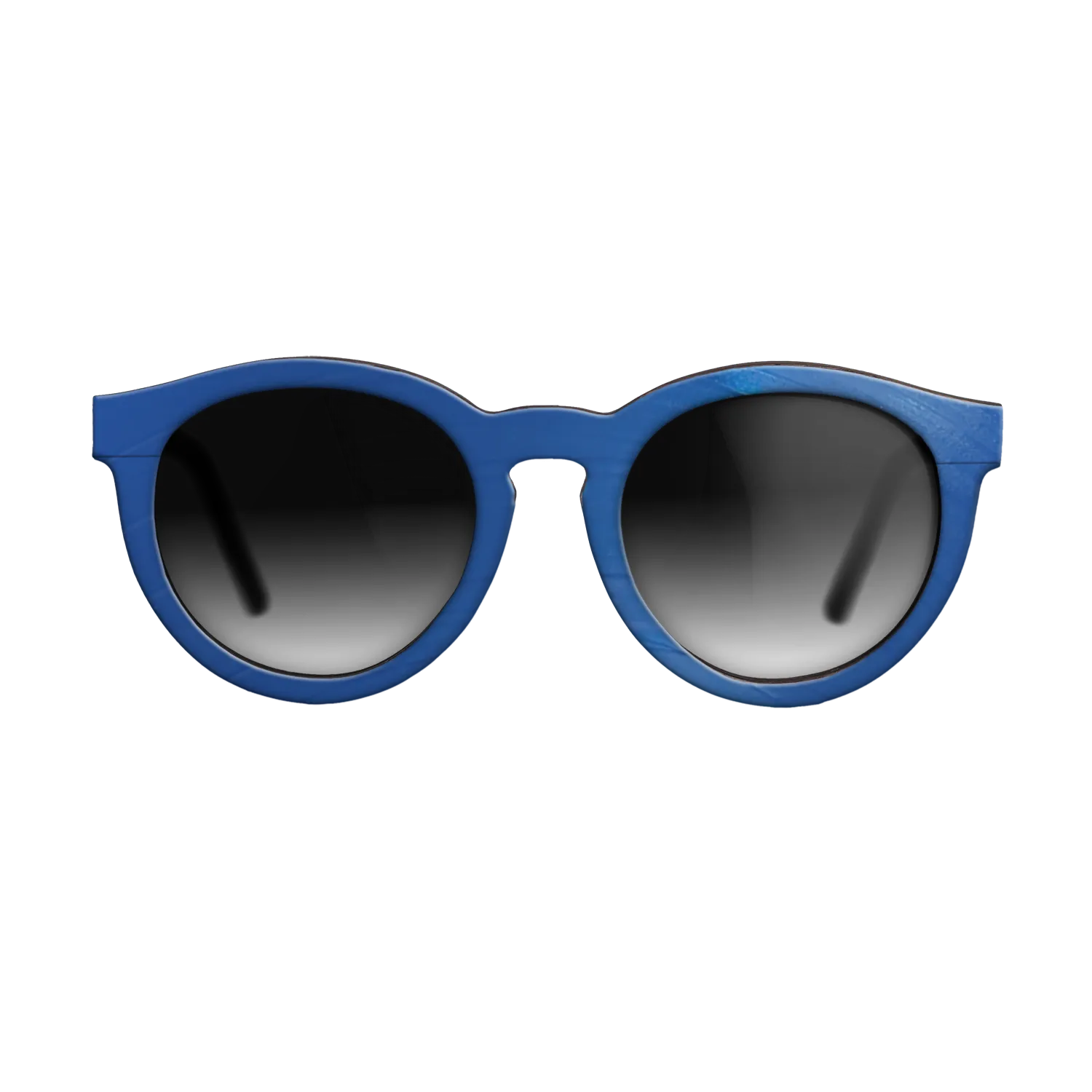 Blue Vinyl Front Walnut - The Rebel - Round - 2212 - SIRIS wood optic