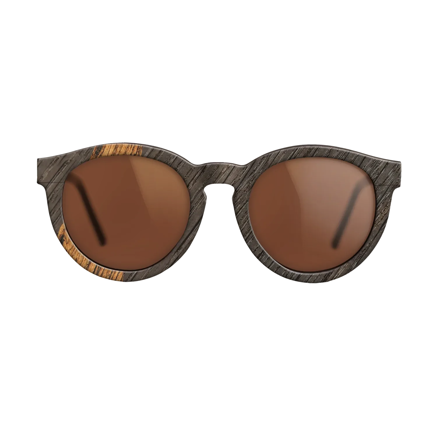 Bocote,Fumed Oak: Angle Cut - The Rebel - Round - SIRIS wood optic
