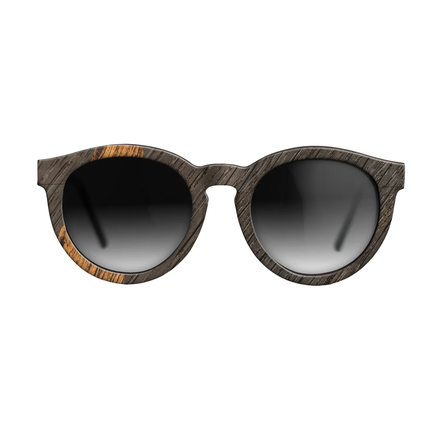 Bocote,Fumed Oak: Angle Cut - The Rebel - Round - SIRIS wood optic