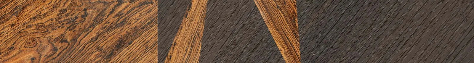 Bocote,Fumed Oak: Binary - The Hero - Square - SIRIS wood optic
