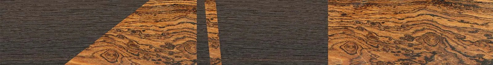 Bocote,Fumed Oak: Geometric - The Maiden - Cat - SIRIS wood optic