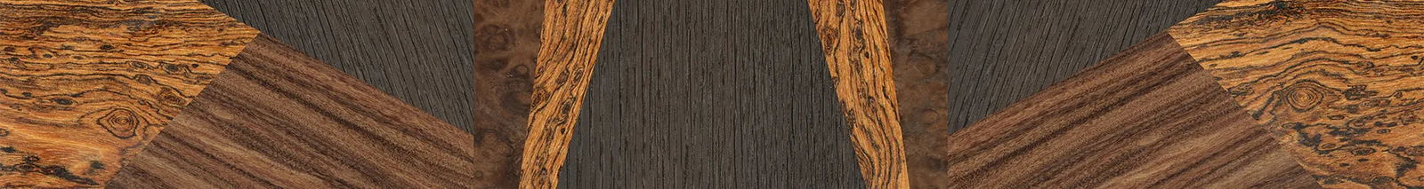 Bocote,Fumed Oak,Walnut Burl: Recursive - The Hero - Square - 909 - SIRIS wood optic