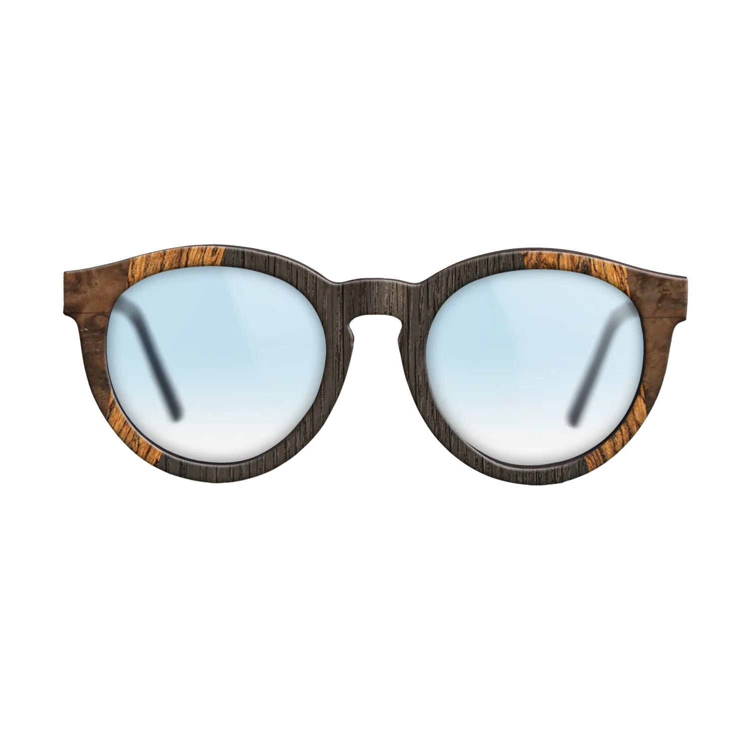Bocote,Fumed Oak,Walnut Burl: Recursive - The Rebel - Round - 909 - SIRIS wood optic