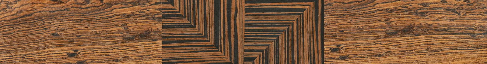 Bocote,Italian Ebony: Weave - The Hero - Square - 1948 - SIRIS wood optic
