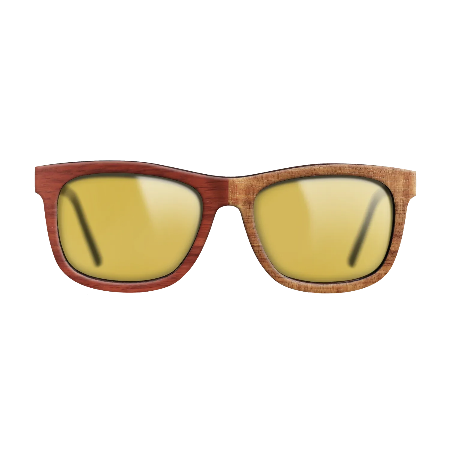 Bocote,Koa,Fumed Eucalyptus,Poplar Dyed: Red: Patch - The Hero - Square - 1494 - SIRIS wood optic