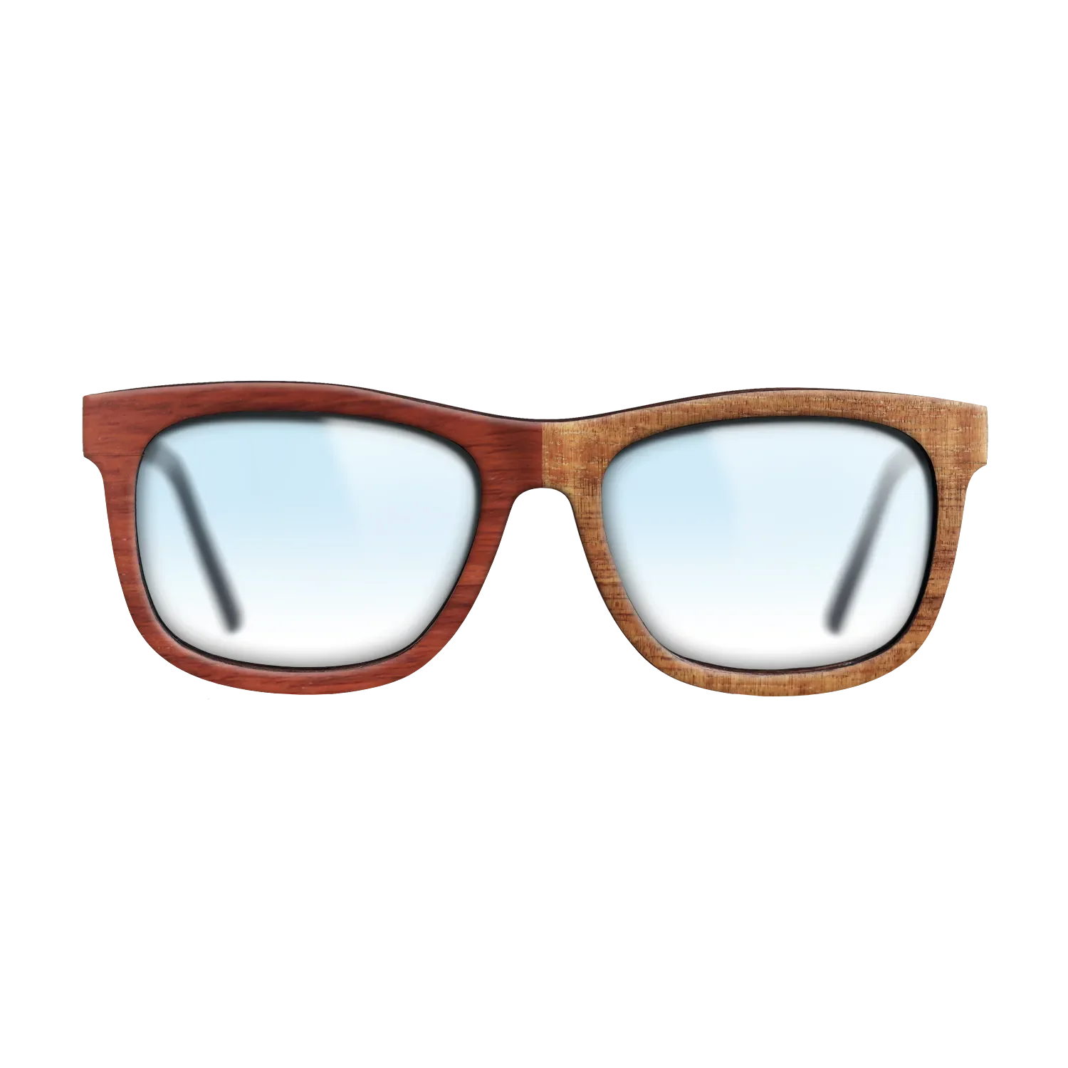 Bocote,Koa,Fumed Eucalyptus,Poplar Dyed: Red: Patch - The Hero - Square - 1494 - SIRIS wood optic