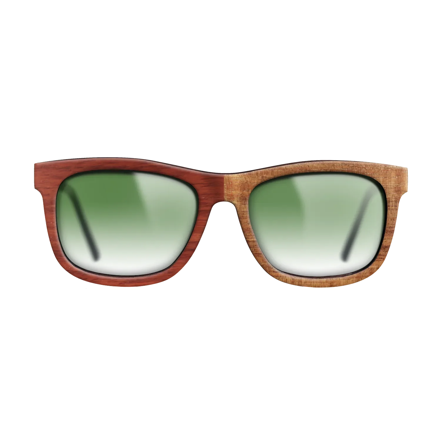 Bocote,Koa,Fumed Eucalyptus,Poplar Dyed: Red: Patch - The Hero - Square - 1494 - SIRIS wood optic