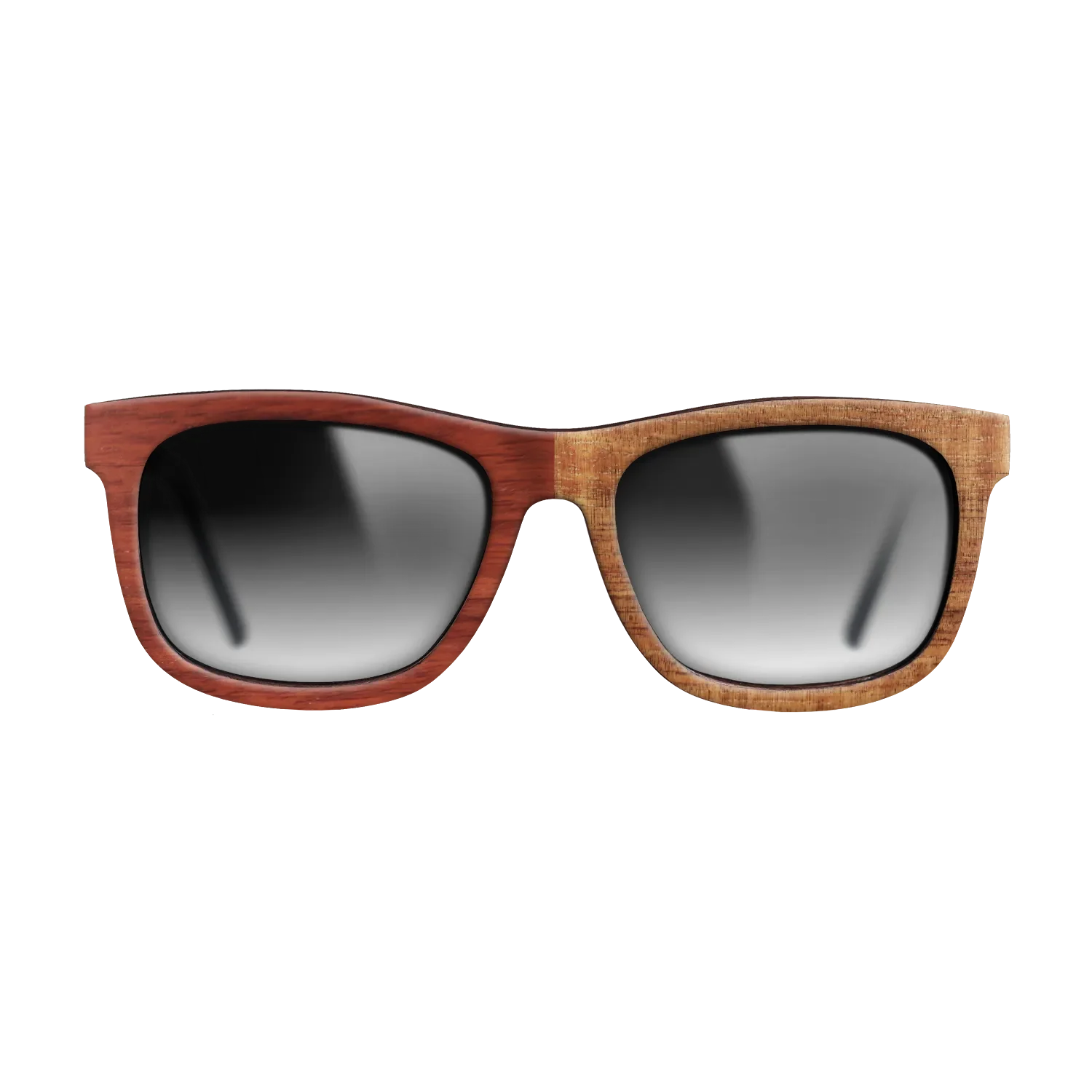 Bocote,Koa,Fumed Eucalyptus,Poplar Dyed: Red: Patch - The Hero - Square - 1494 - SIRIS wood optic