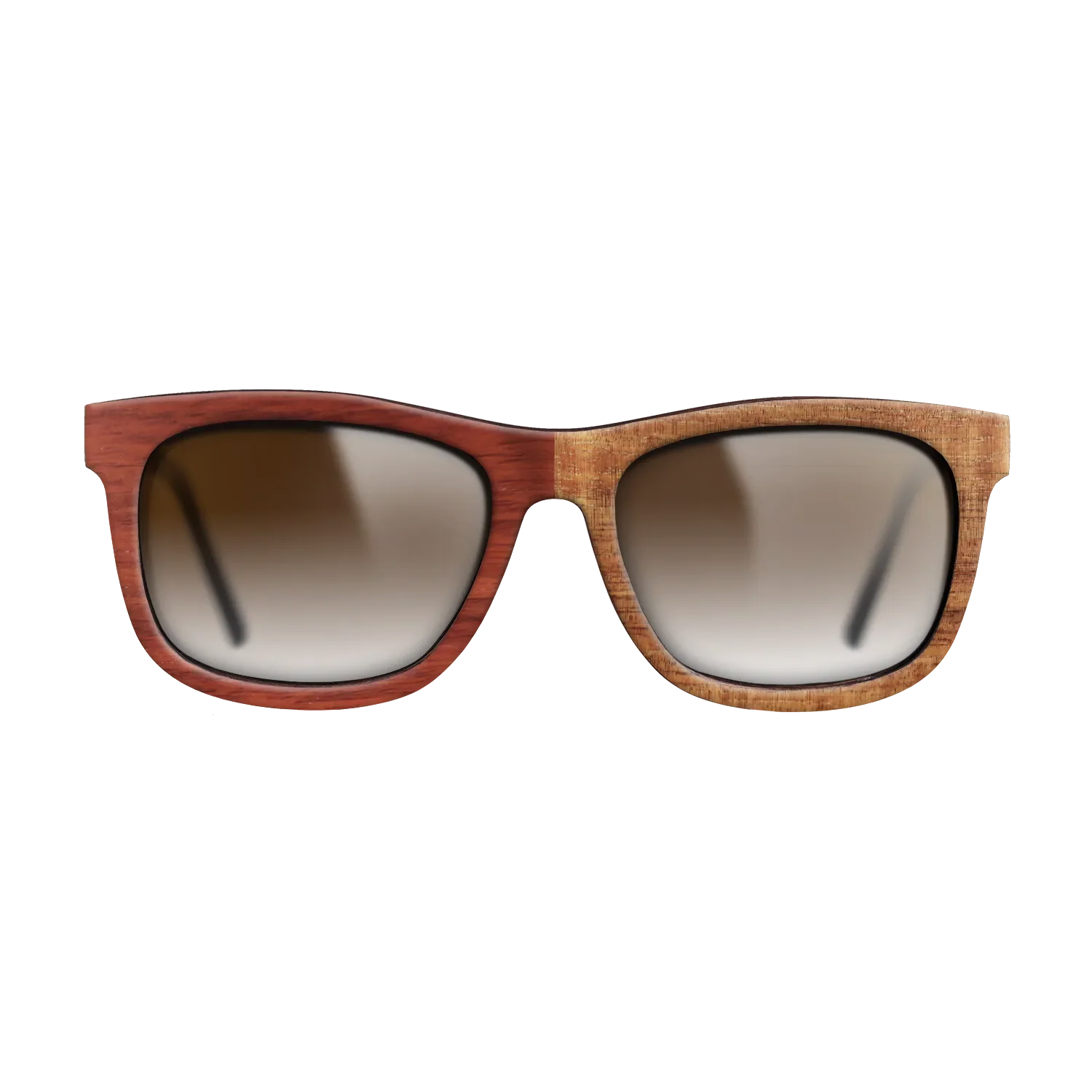 Bocote,Koa,Fumed Eucalyptus,Poplar Dyed: Red: Patch - The Hero - Square - 1494 - SIRIS wood optic