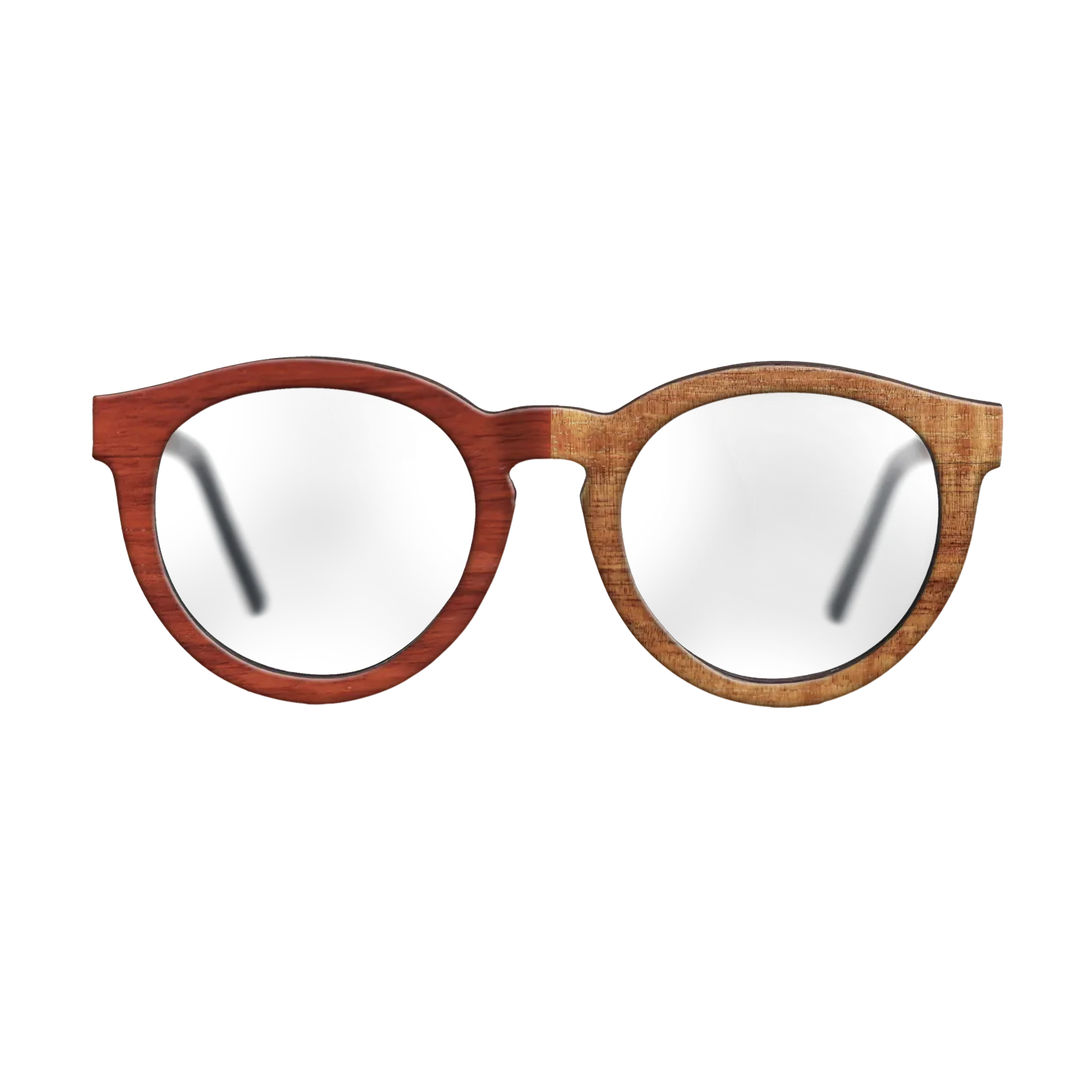 Bocote,Koa,Fumed Eucalyptus,Poplar Dyed: Red: Patch - The Rebel - Round - 1494 - SIRIS wood optic
