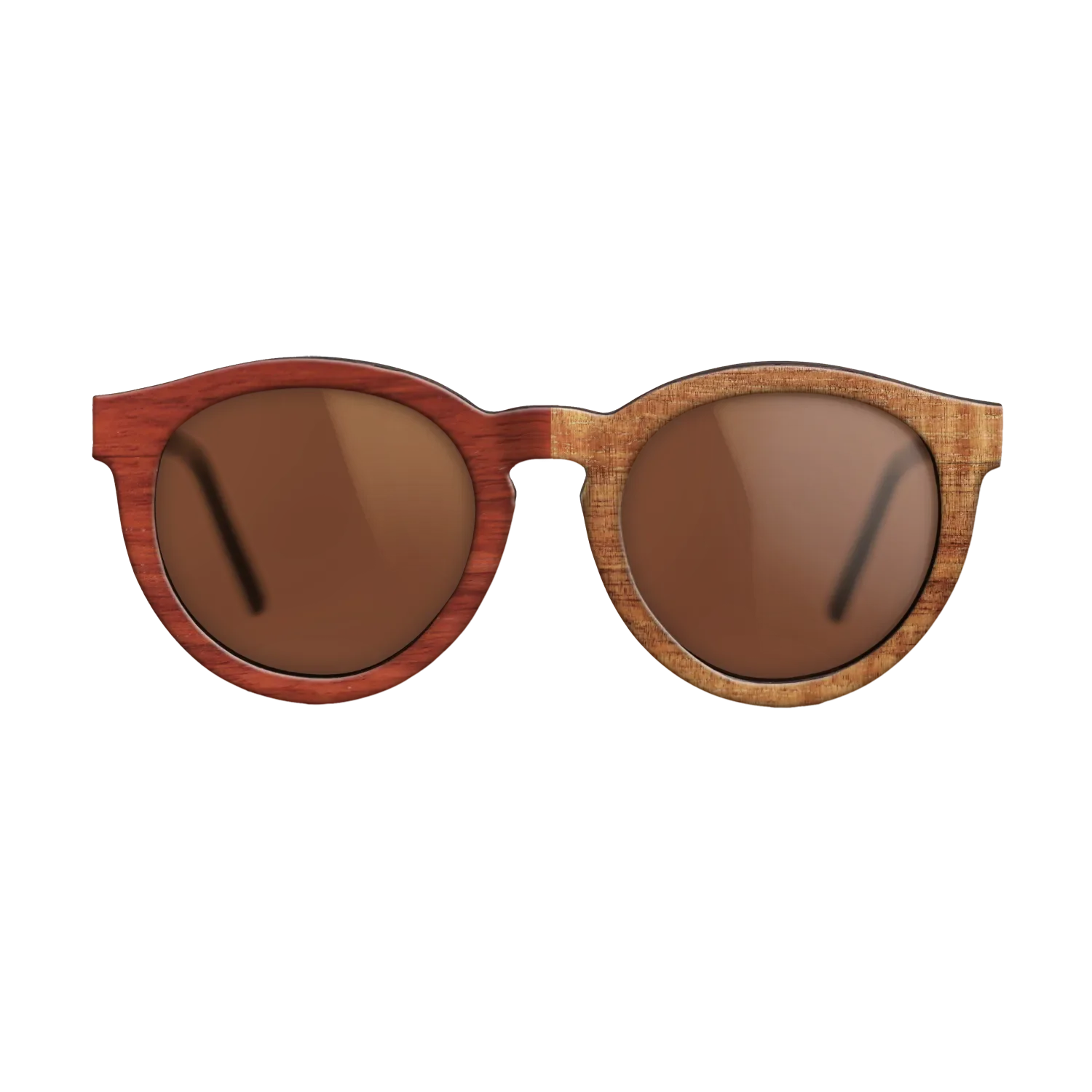 Bocote,Koa,Fumed Eucalyptus,Poplar Dyed: Red: Patch - The Rebel - Round - 1494 - SIRIS wood optic