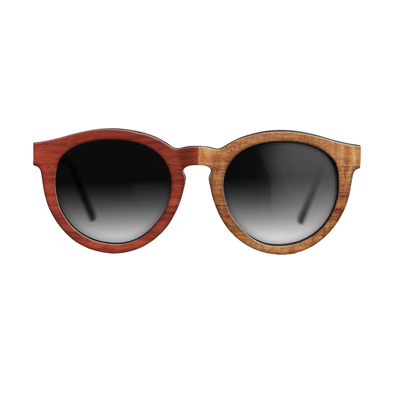 Bocote,Koa,Fumed Eucalyptus,Poplar Dyed: Red: Patch - The Rebel - Round - 1494 - SIRIS wood optic