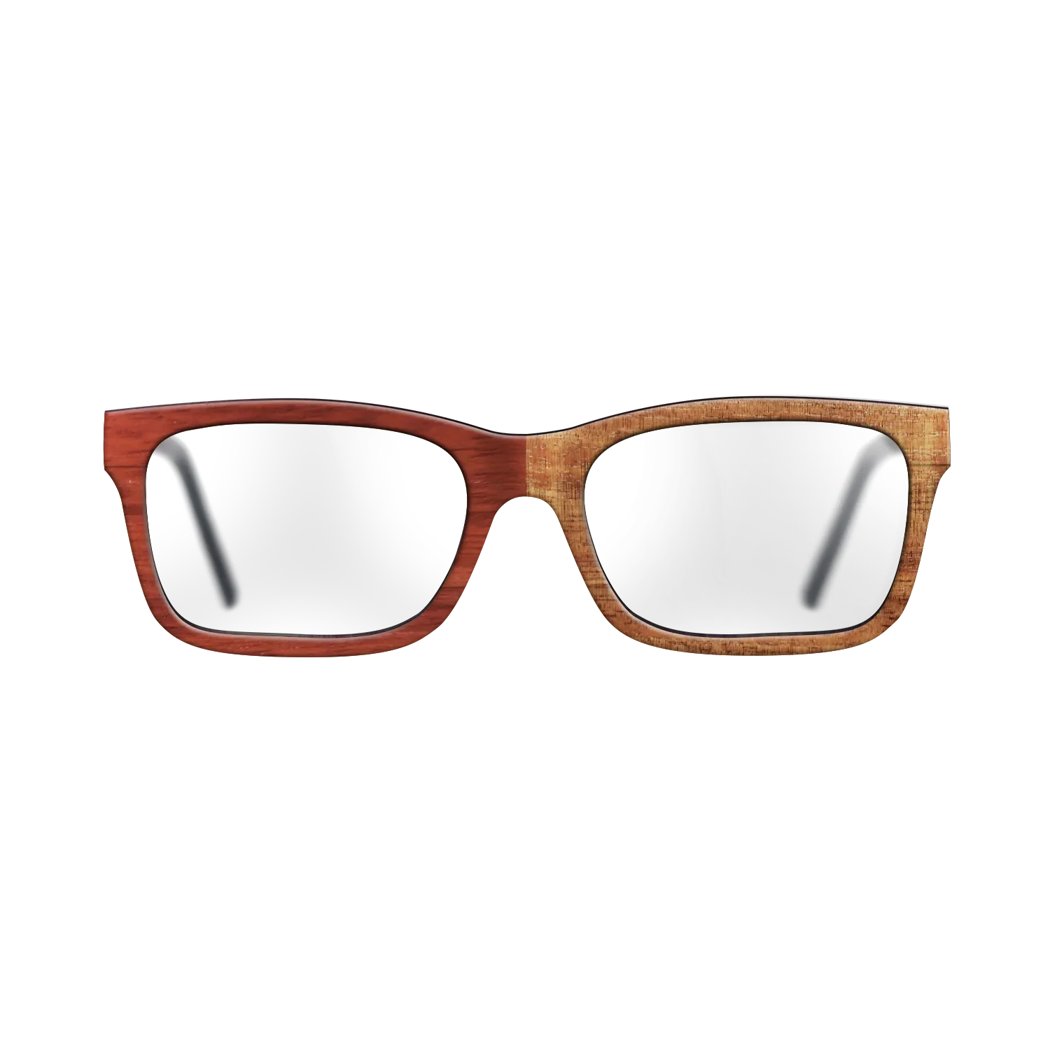Bocote,Koa,Fumed Eucalyptus,Poplar Dyed: Red: Patch - The Sage - Rectangle - 1494 - SIRIS wood optic