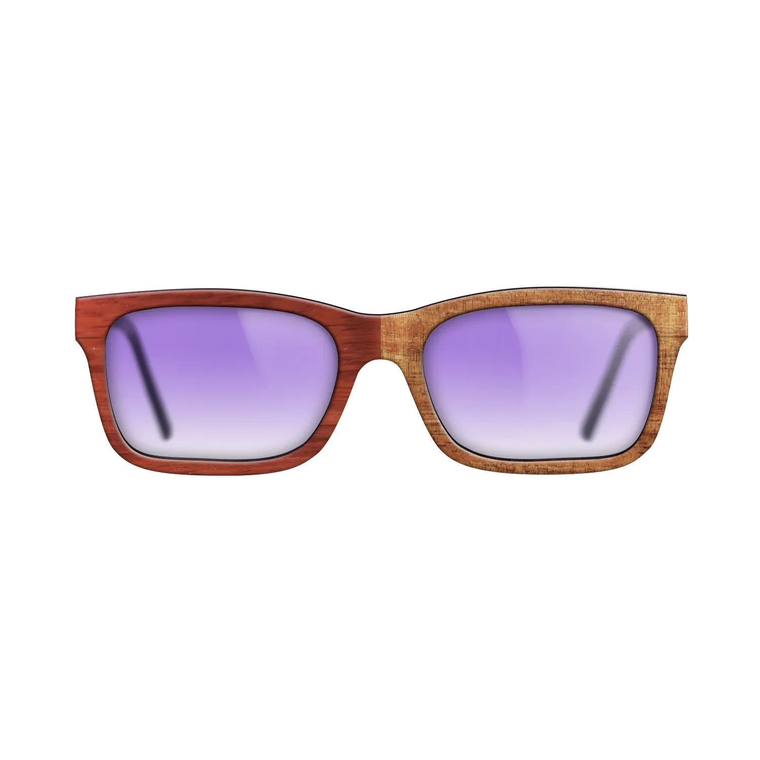 Bocote,Koa,Fumed Eucalyptus,Poplar Dyed: Red: Patch - The Sage - Rectangle - 1494 - SIRIS wood optic