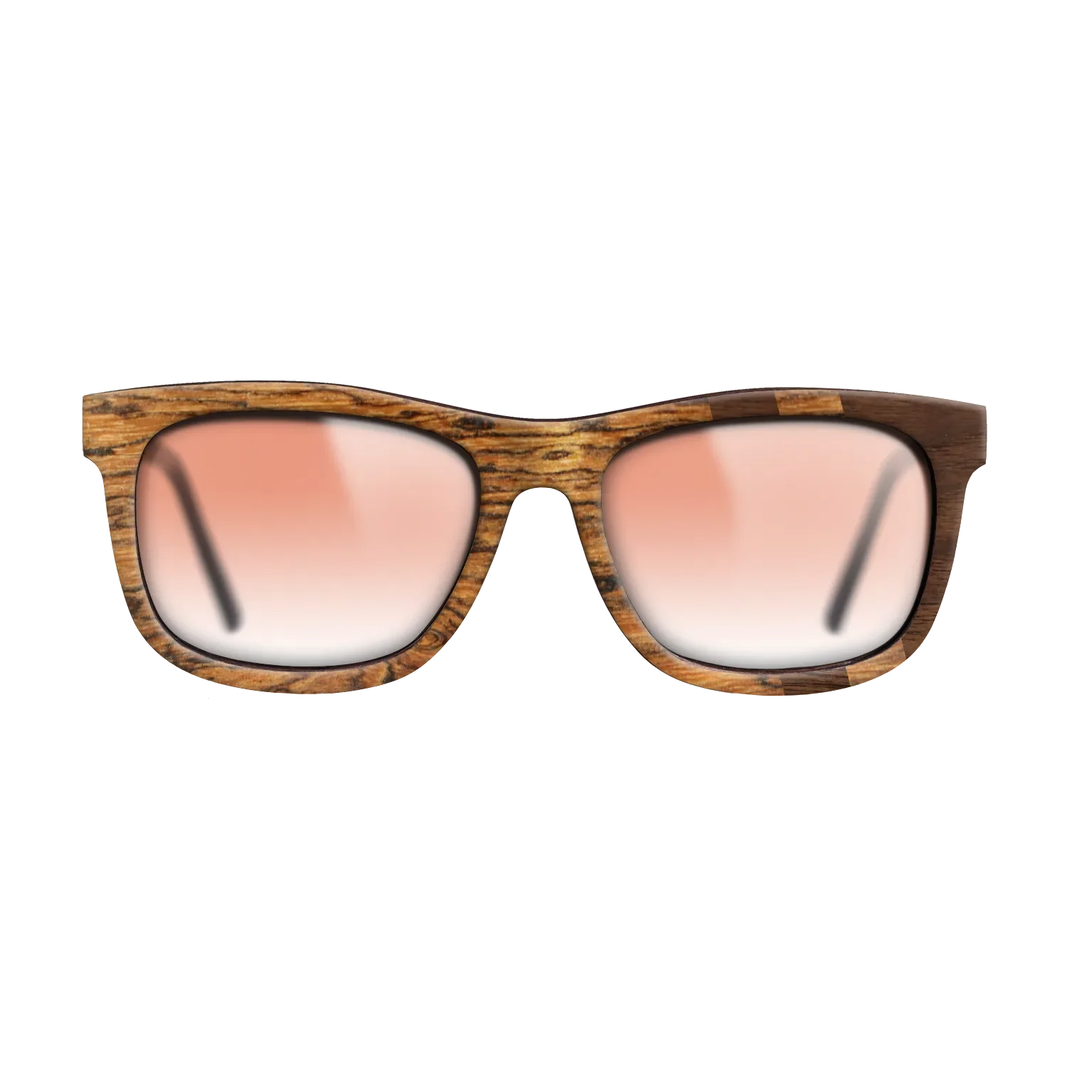 Bocote,Walnut Claro Dark: Splice - The Hero - Square - SIRIS wood optic