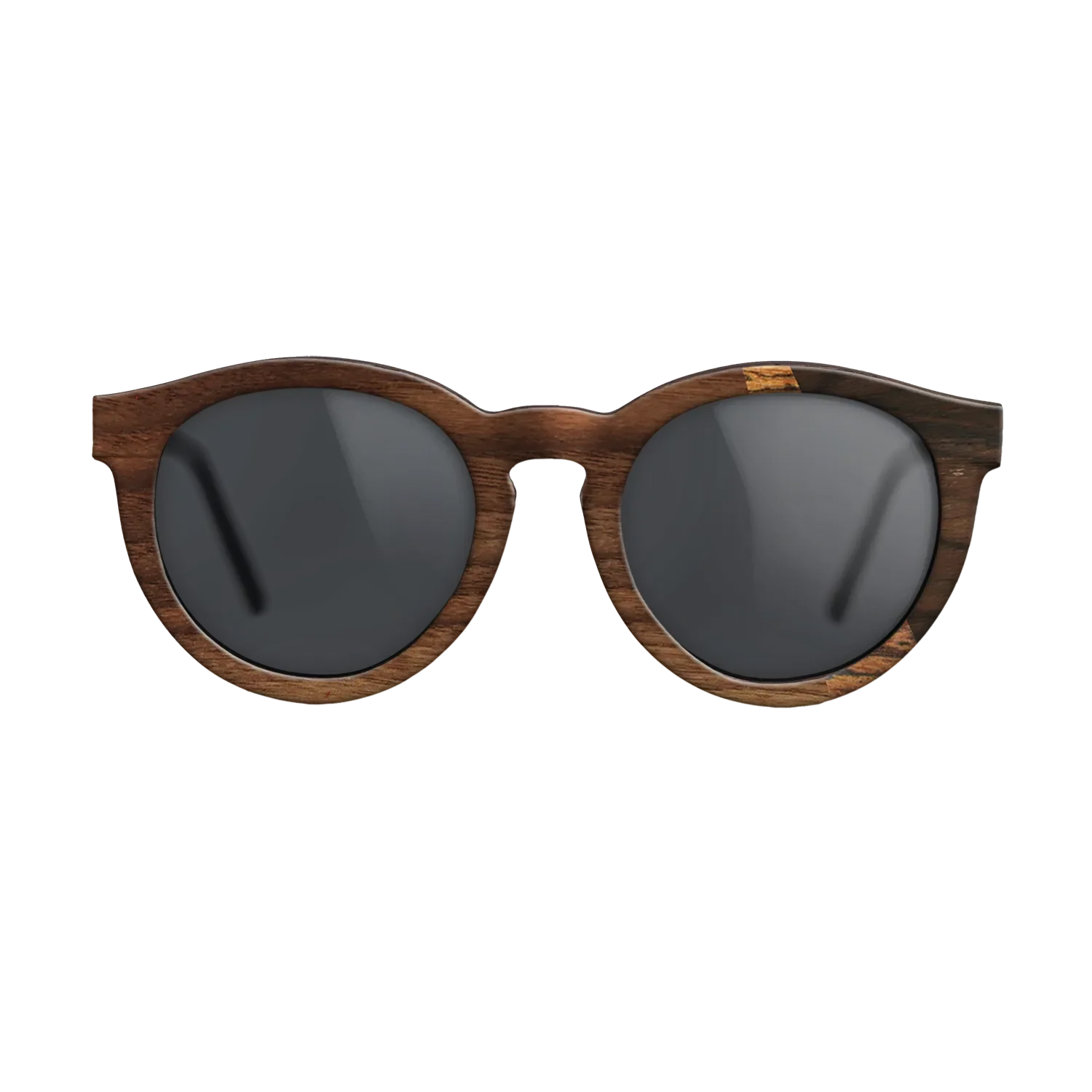 Bocote,Walnut Claro Dark,Ziricote Dark Quartered: Angle Cut - The Rebel - Round - SIRIS wood optic