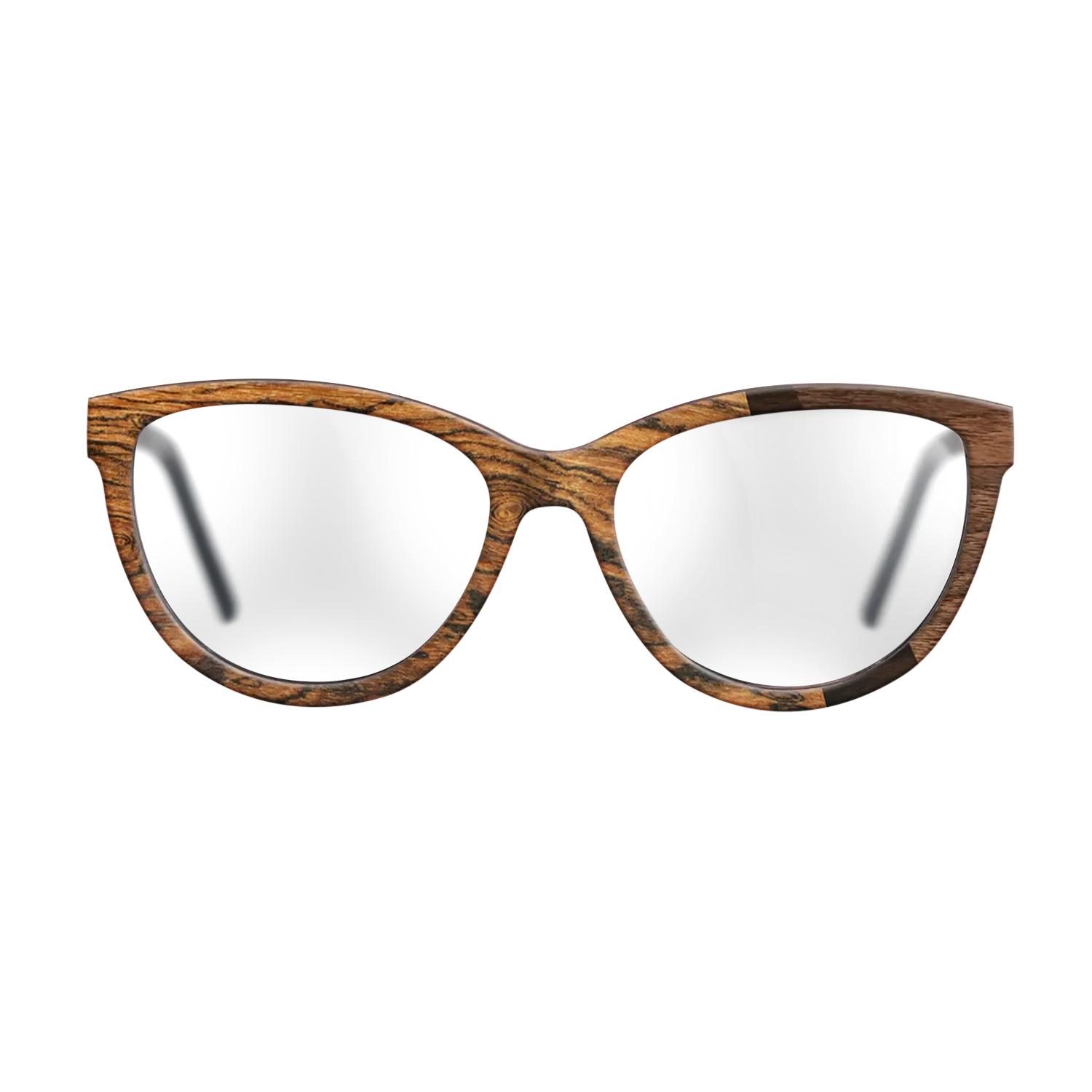 Bocote,Walnut Claro Dark,Ziricote Dark Quartered,Fumed Oak: Angle Cut - The Maiden - Cat - SIRIS wood optic