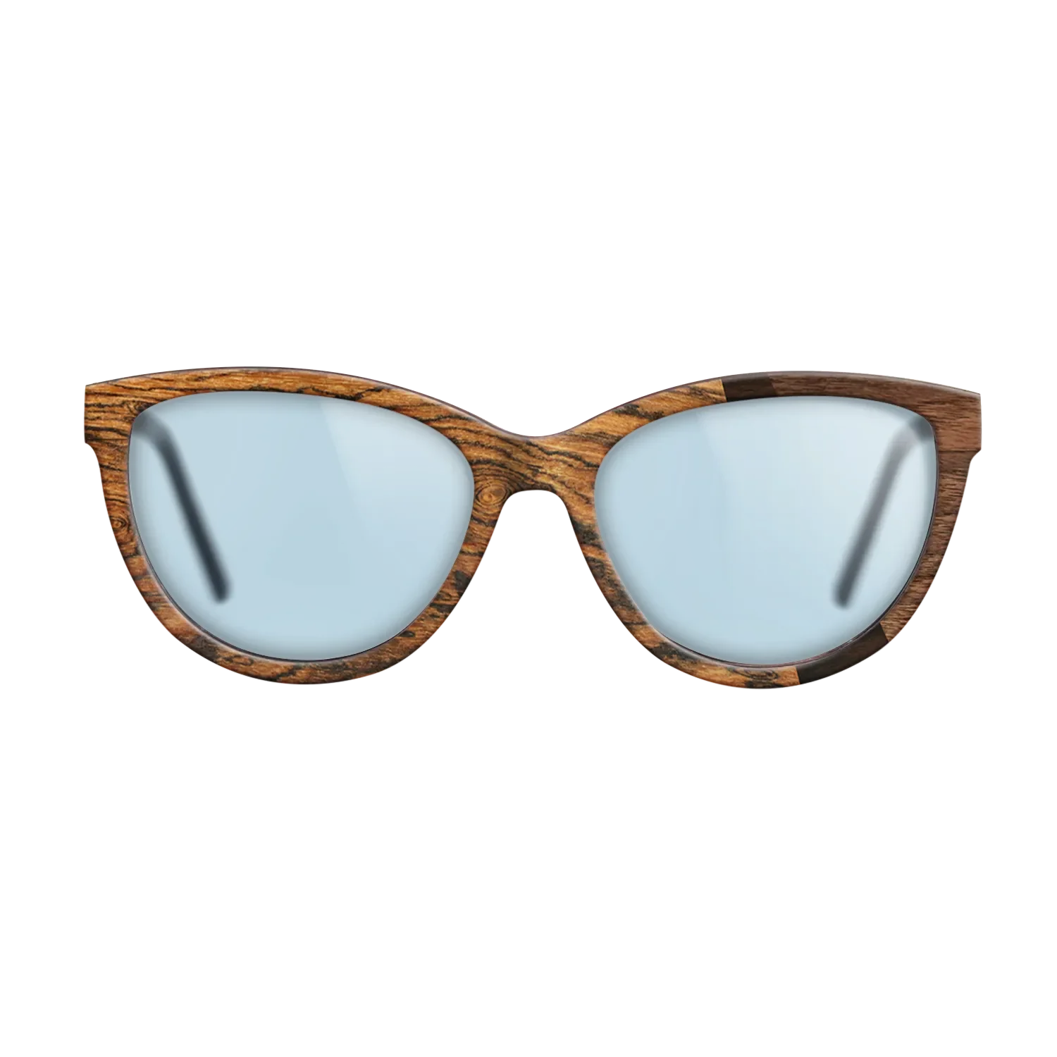 Bocote,Walnut Claro Dark,Ziricote Dark Quartered,Fumed Oak: Angle Cut - The Maiden - Cat - SIRIS wood optic