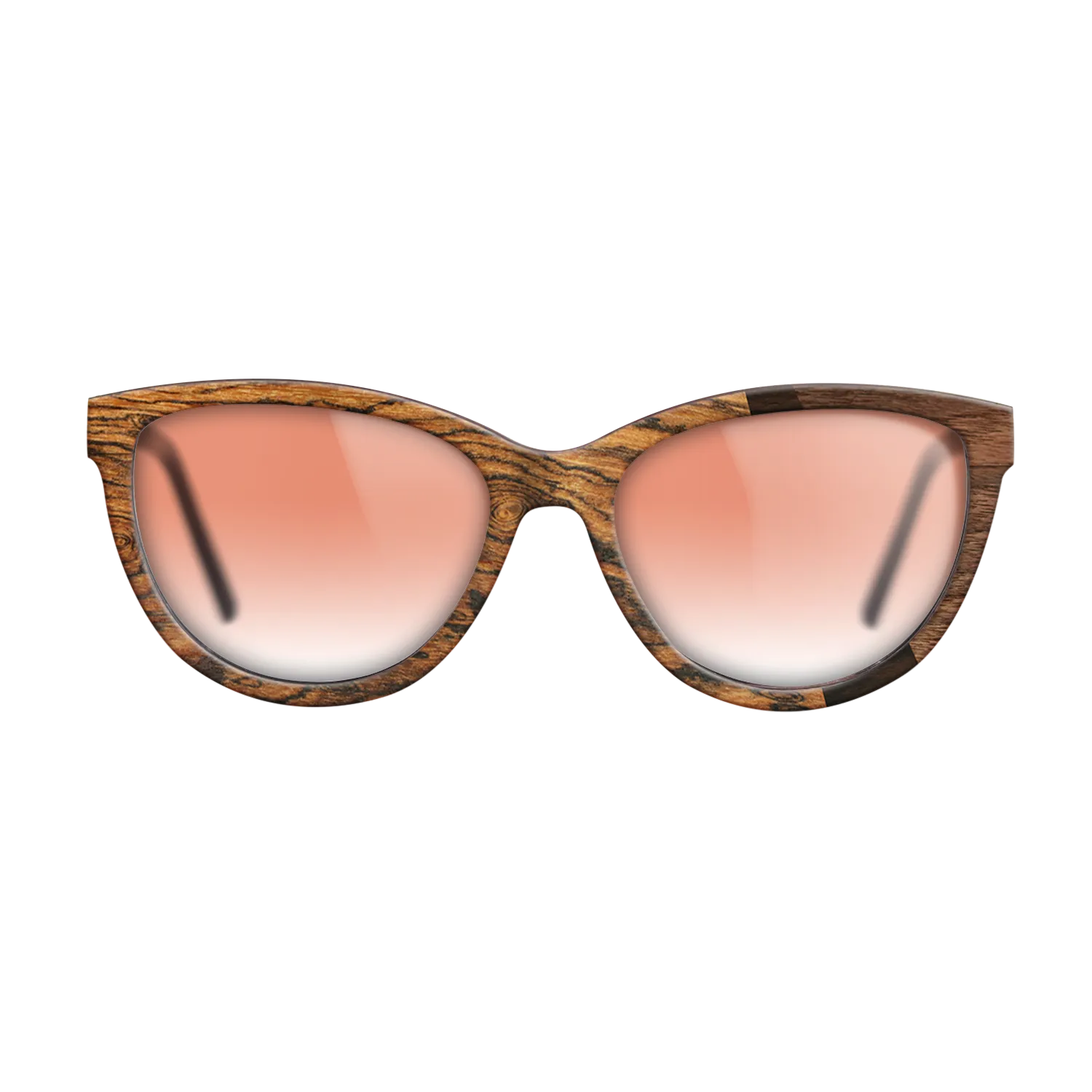 Bocote,Walnut Claro Dark,Ziricote Dark Quartered,Fumed Oak: Angle Cut - The Maiden - Cat - SIRIS wood optic