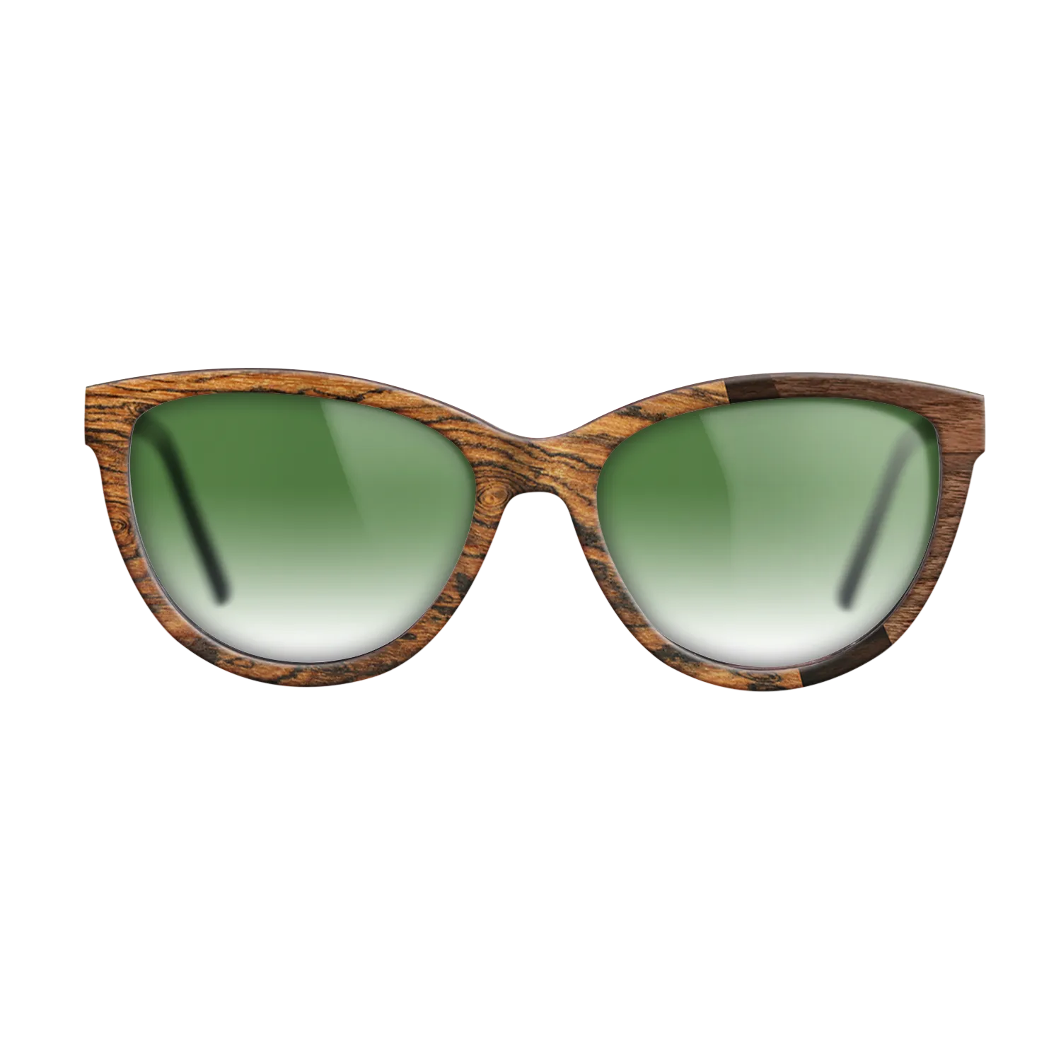 Bocote,Walnut Claro Dark,Ziricote Dark Quartered,Fumed Oak: Angle Cut - The Maiden - Cat - SIRIS wood optic