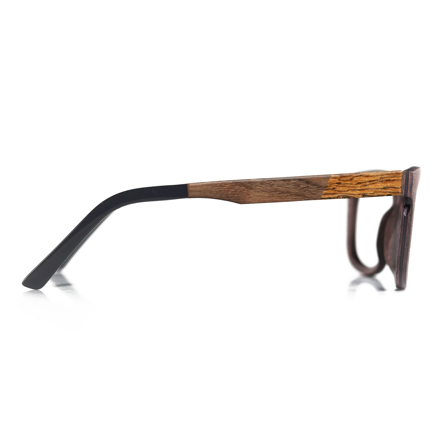 Bocote,Walnut Claro Light: Bauhaus - The Sage - Rectangle - SIRIS wood optic