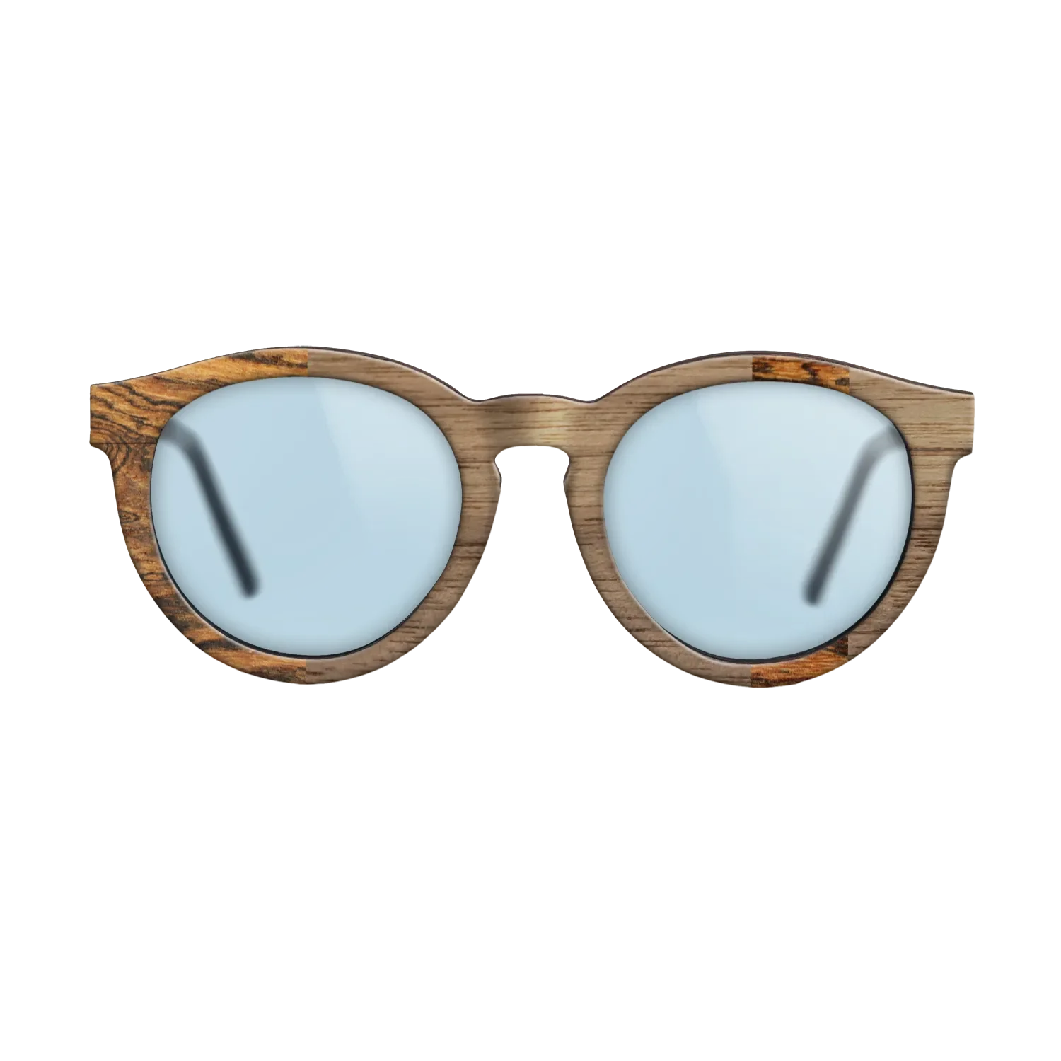 Bocote,Walnut: Straight Grain: Splice - The Rebel - Round - SIRIS wood optic