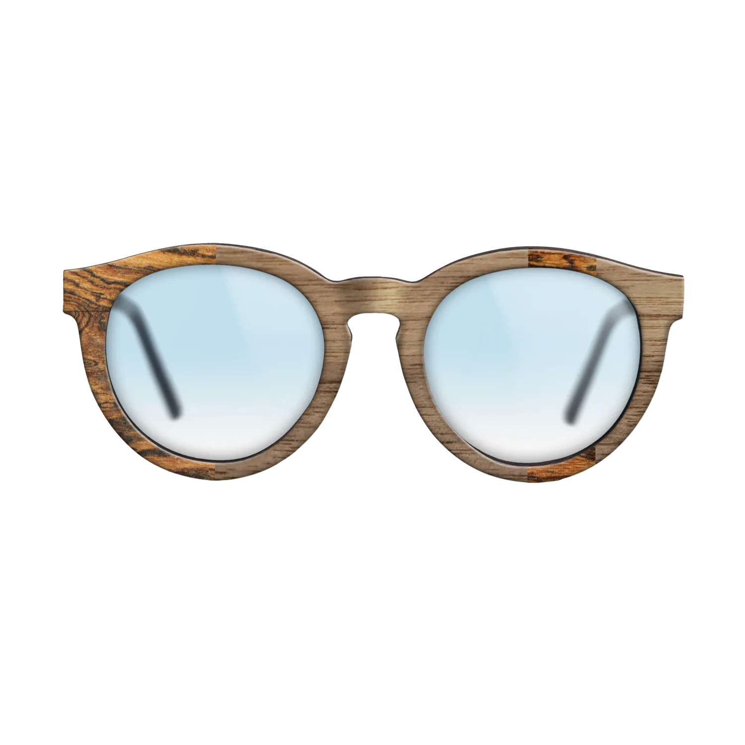 Bocote,Walnut: Straight Grain: Splice - The Rebel - Round - SIRIS wood optic