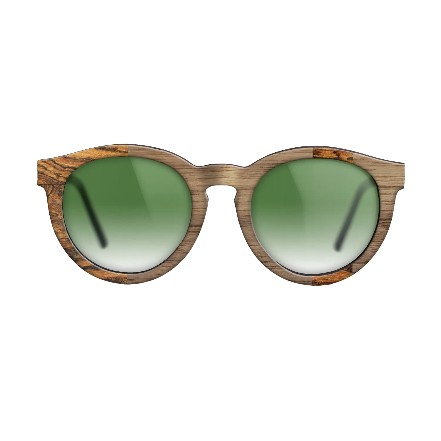 Bocote,Walnut: Straight Grain: Splice - The Rebel - Round - SIRIS wood optic