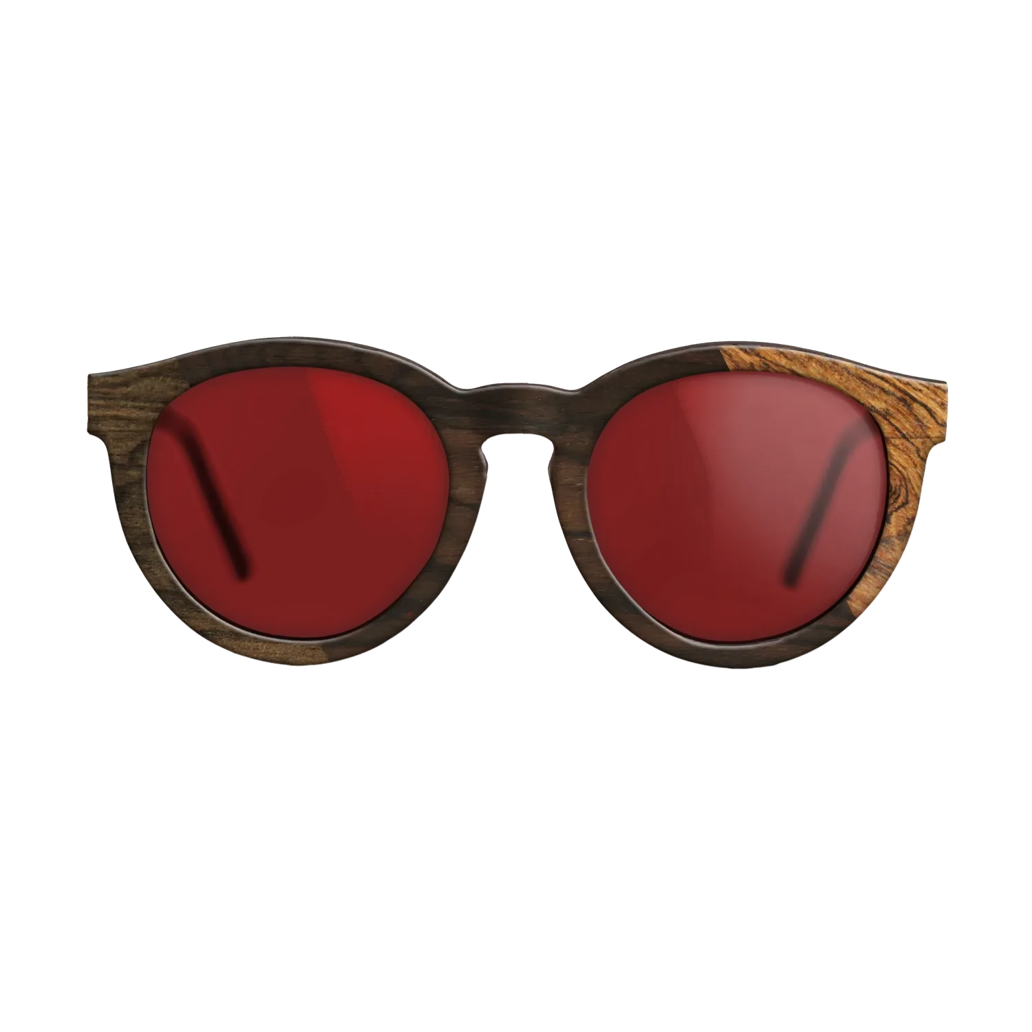 Bocote,Ziricote Dark Quartered: Bauhaus - The Rebel - Round - 1523 - SIRIS wood optic