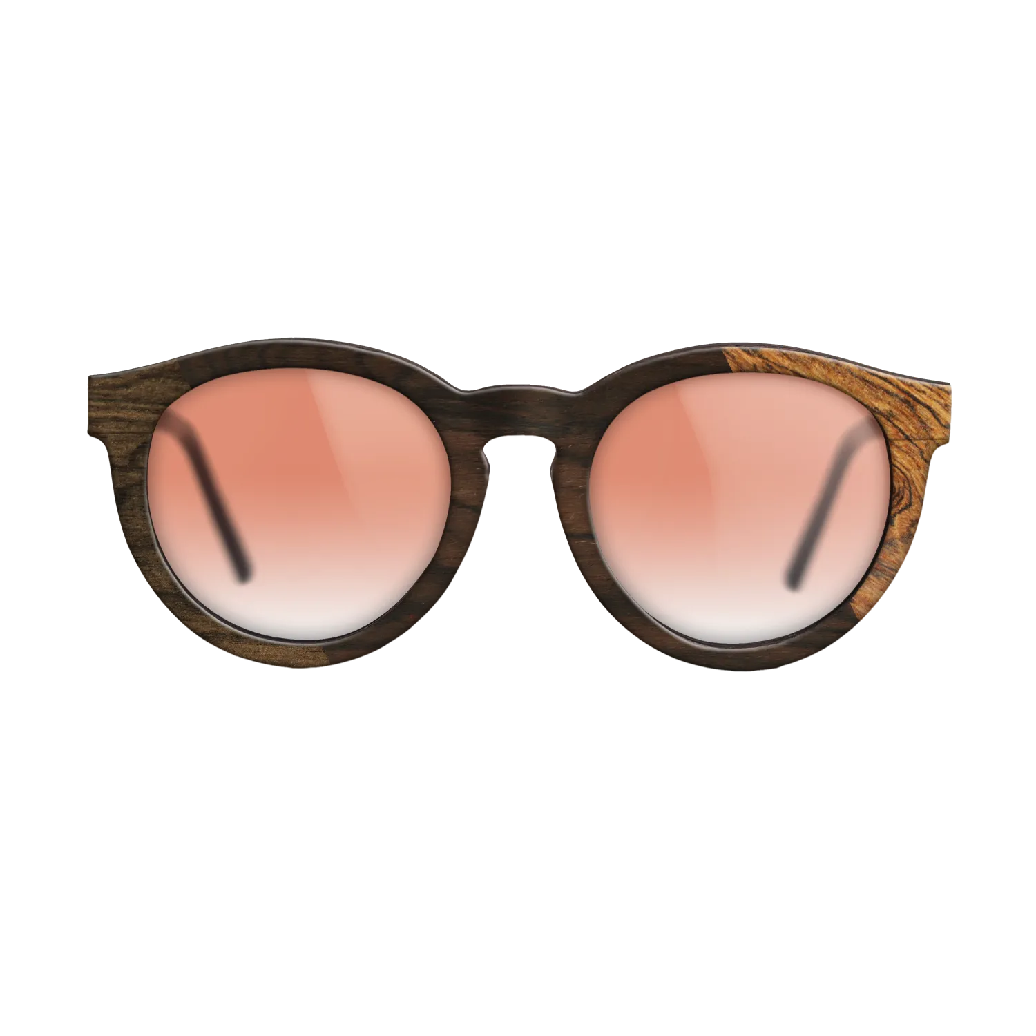 Bocote,Ziricote Dark Quartered: Bauhaus - The Rebel - Round - 1523 - SIRIS wood optic