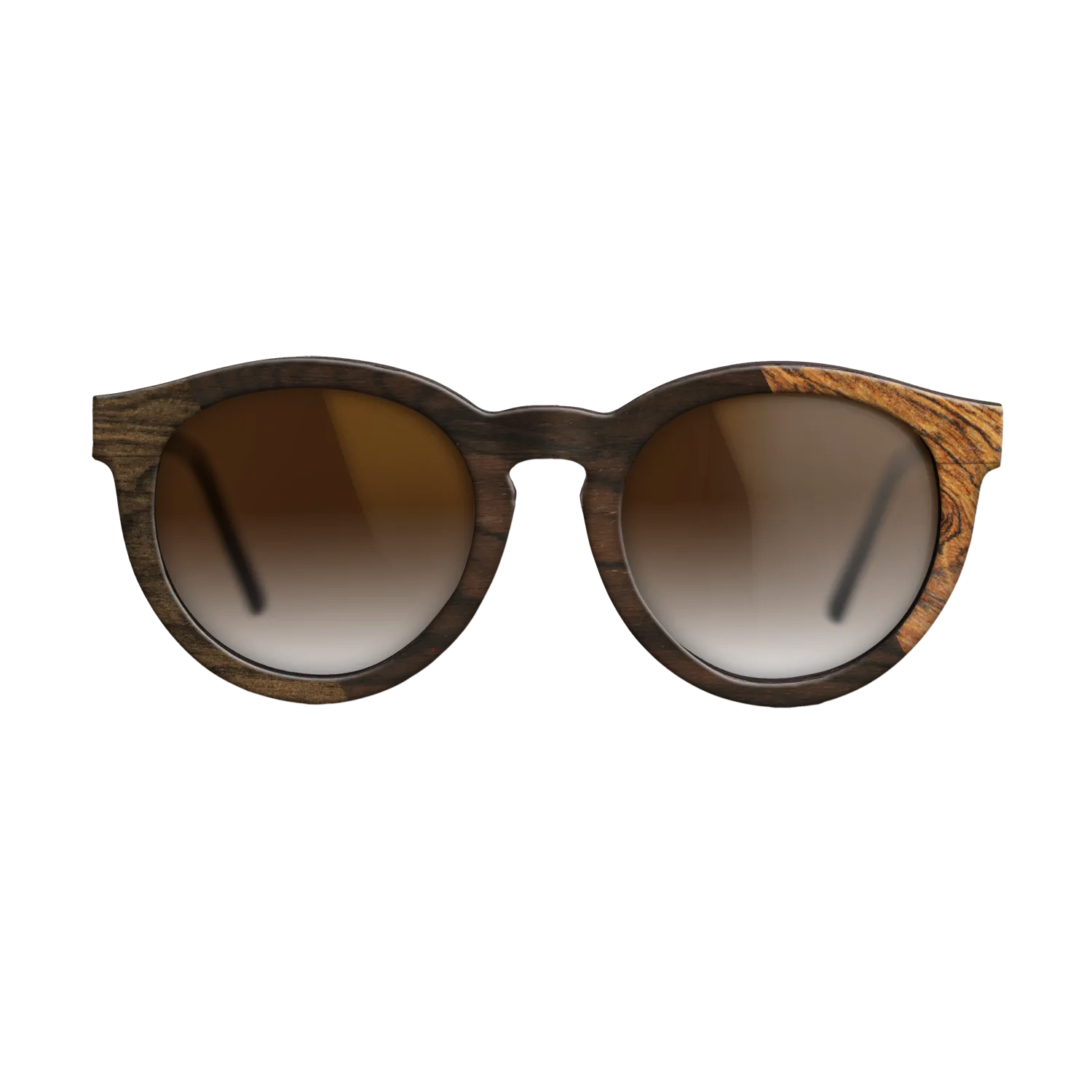 Bocote,Ziricote Dark Quartered: Bauhaus - The Rebel - Round - 1523 - SIRIS wood optic