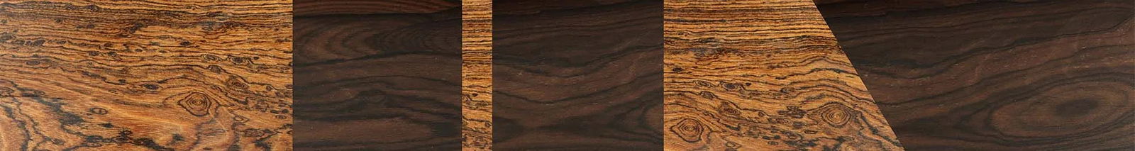 Bocote,Ziricote Dark Quartered: Diametric - The Sage - Rectangle - SIRIS wood optic