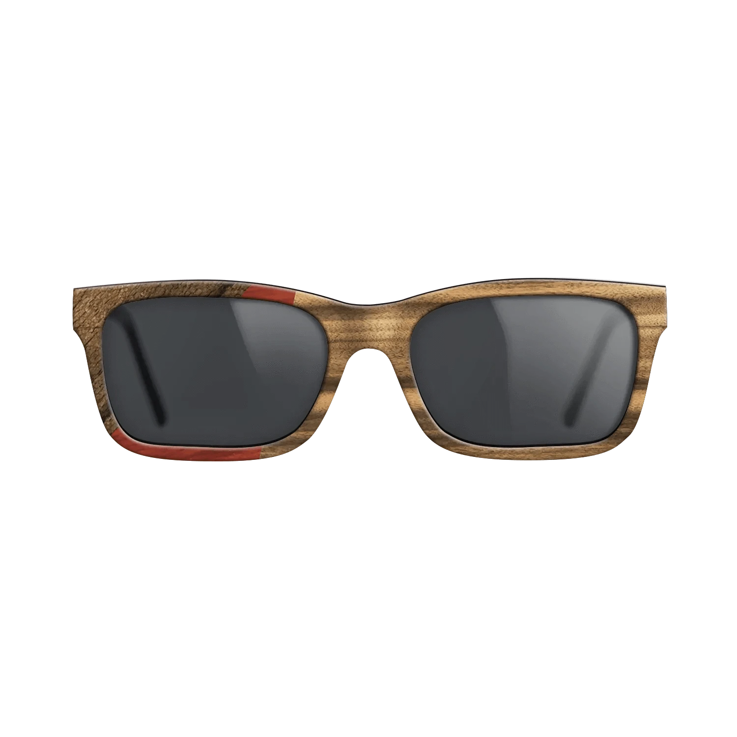 Louro Preto,Ziricote Dark Quartered,Poplar Dyed: Red: Bauhaus - The Sage - Rectangle - 1017 - SIRIS wood optic