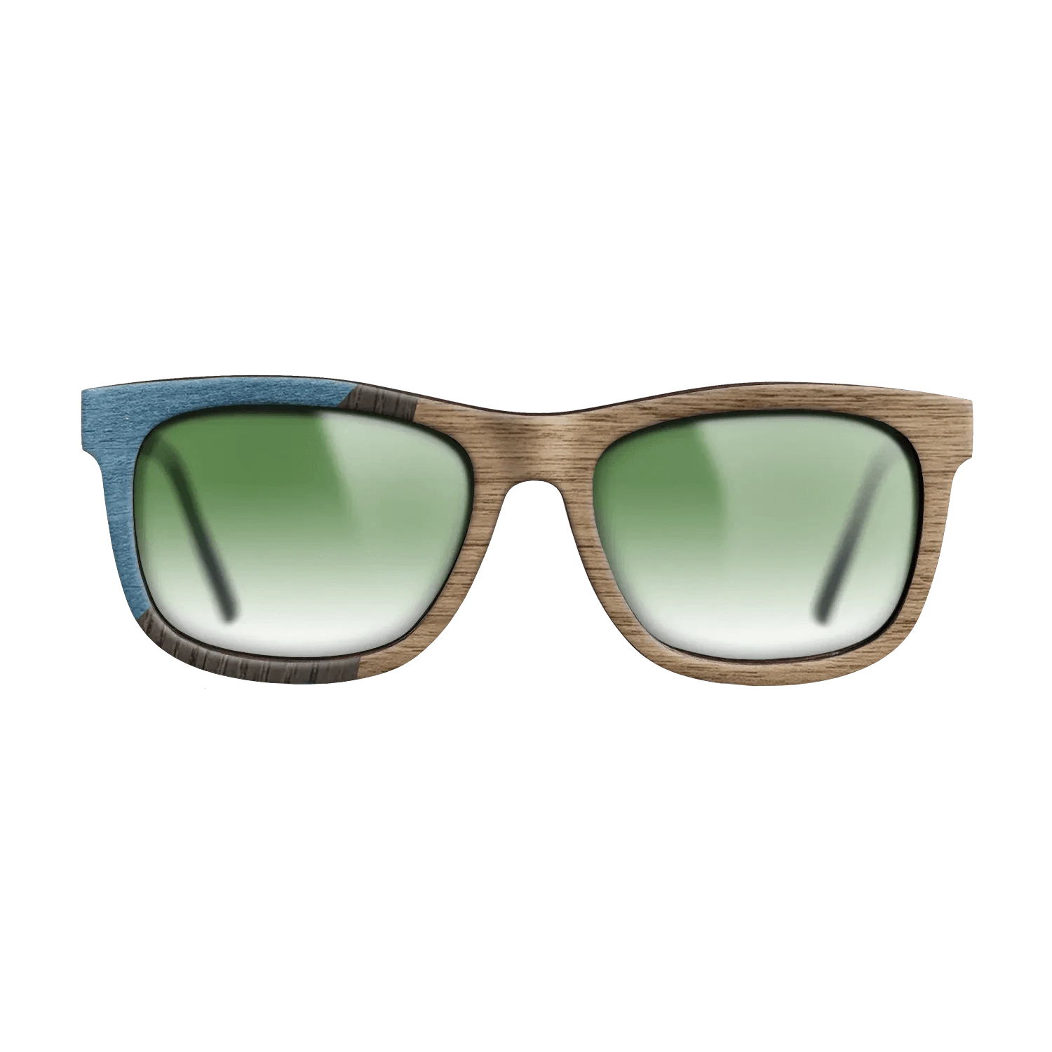 Walnut: Straight Grain,Poplar Dyed: Blue Denim,Fumed Oak: Bauhaus - The Hero - Square - 1950 - SIRIS wood optic