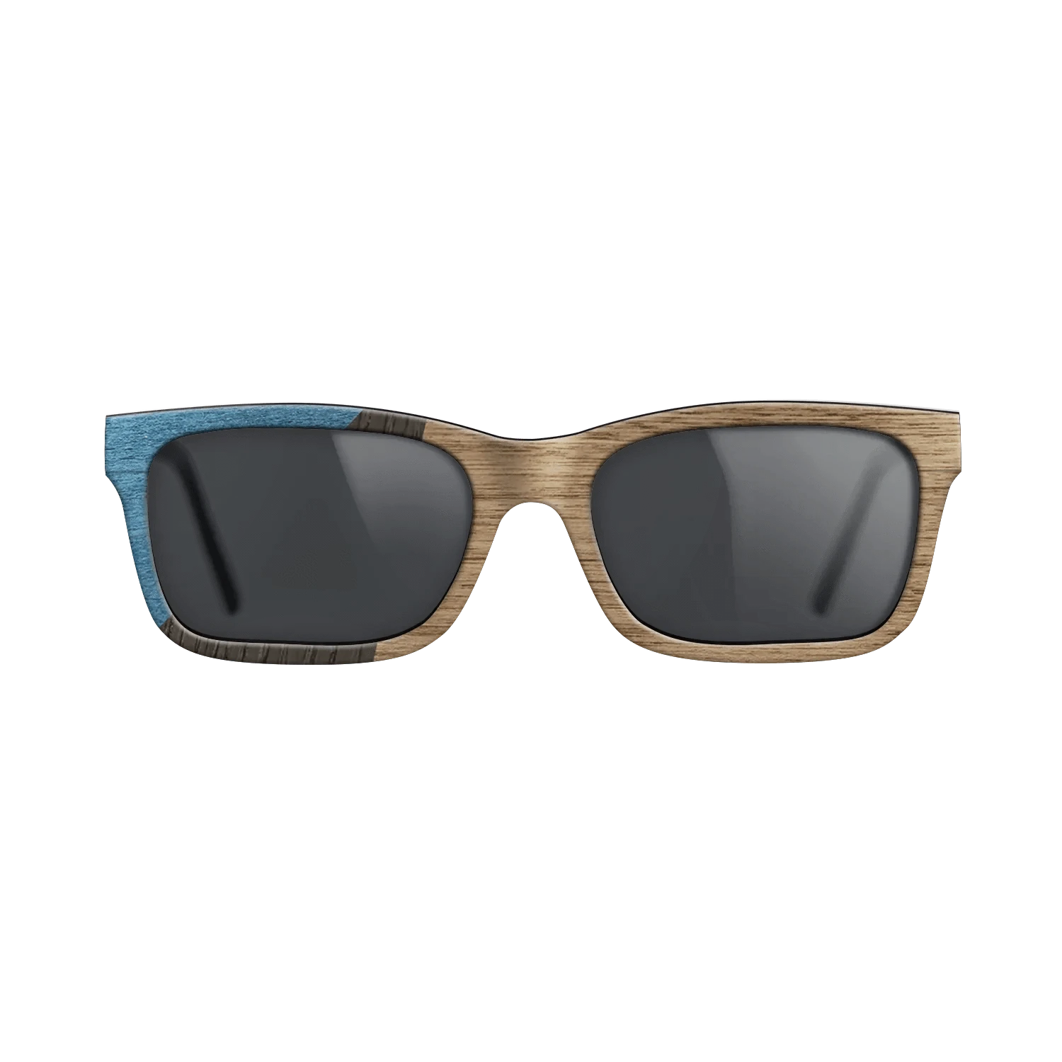 Walnut: Straight Grain,Poplar Dyed: Blue Denim,Fumed Oak: Bauhaus - The Sage - Rectangle - 1950 - SIRIS wood optic