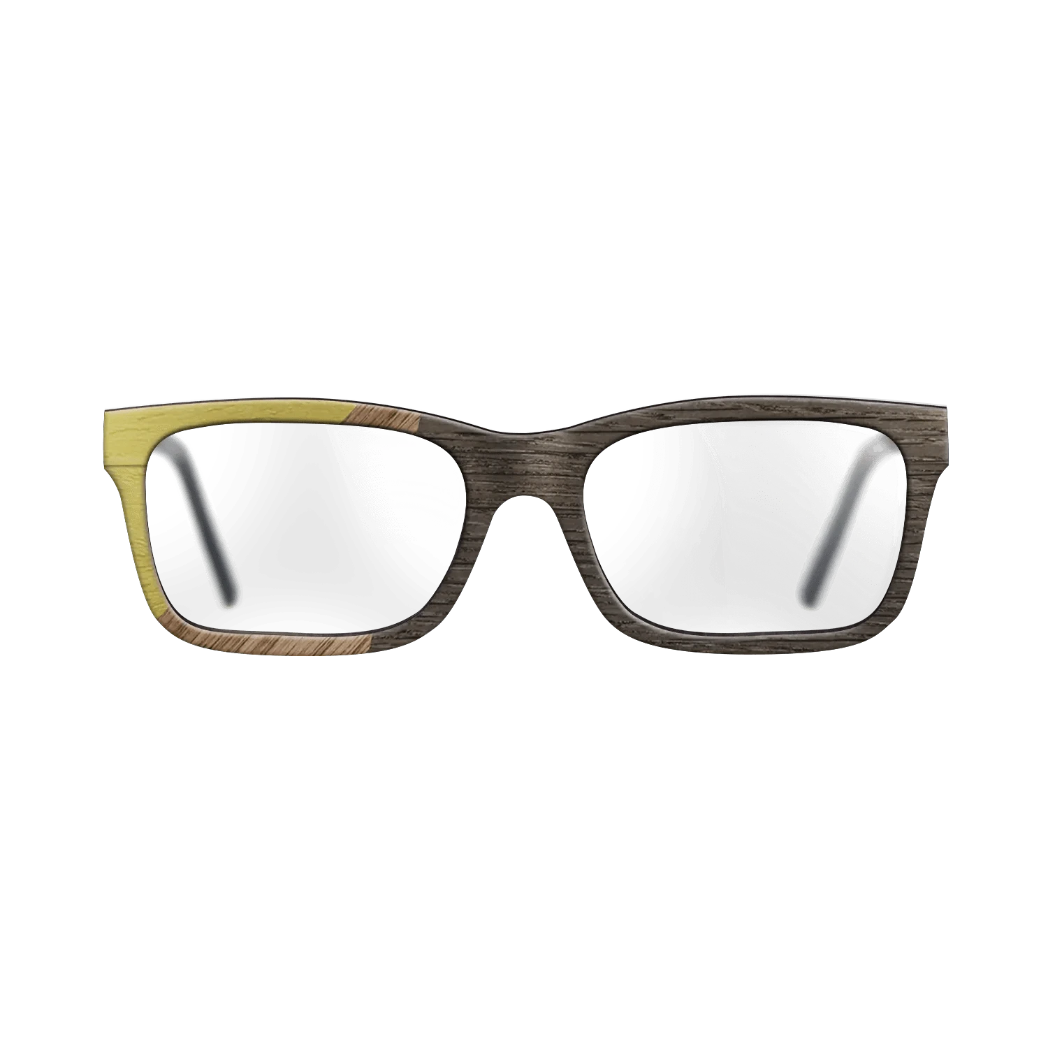 Walnut: Straight Grain,Poplar Dyed: Yellow,Fumed Oak: Bauhaus - The Sage - Rectangle - 1244 - SIRIS wood optic