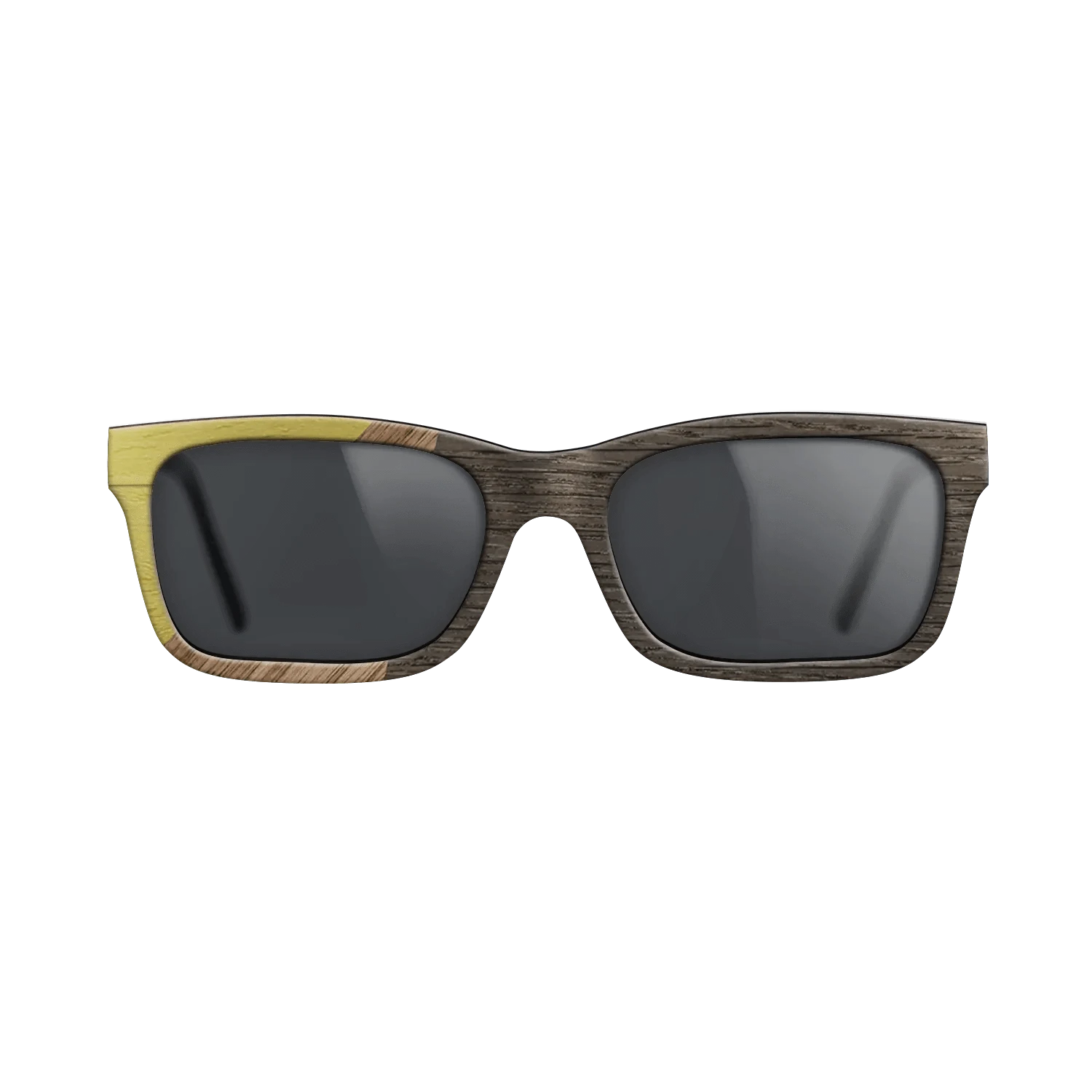 Walnut: Straight Grain,Poplar Dyed: Yellow,Fumed Oak: Bauhaus - The Sage - Rectangle - 1244 - SIRIS wood optic