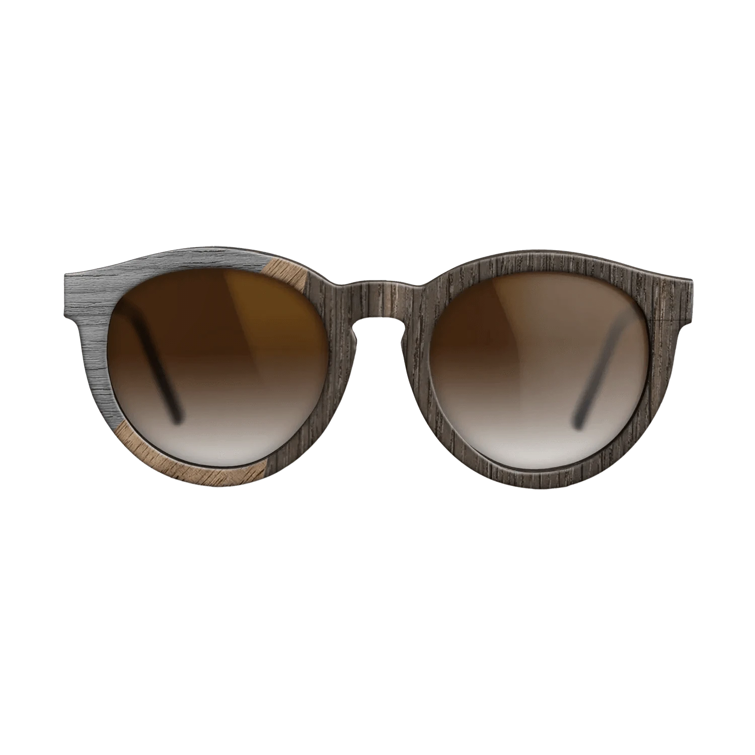 Walnut: Straight Grain,Fumed Oak,Poplar Dyed: Grey: Bauhaus - The Rebel - Round - 1705 - SIRIS wood optic