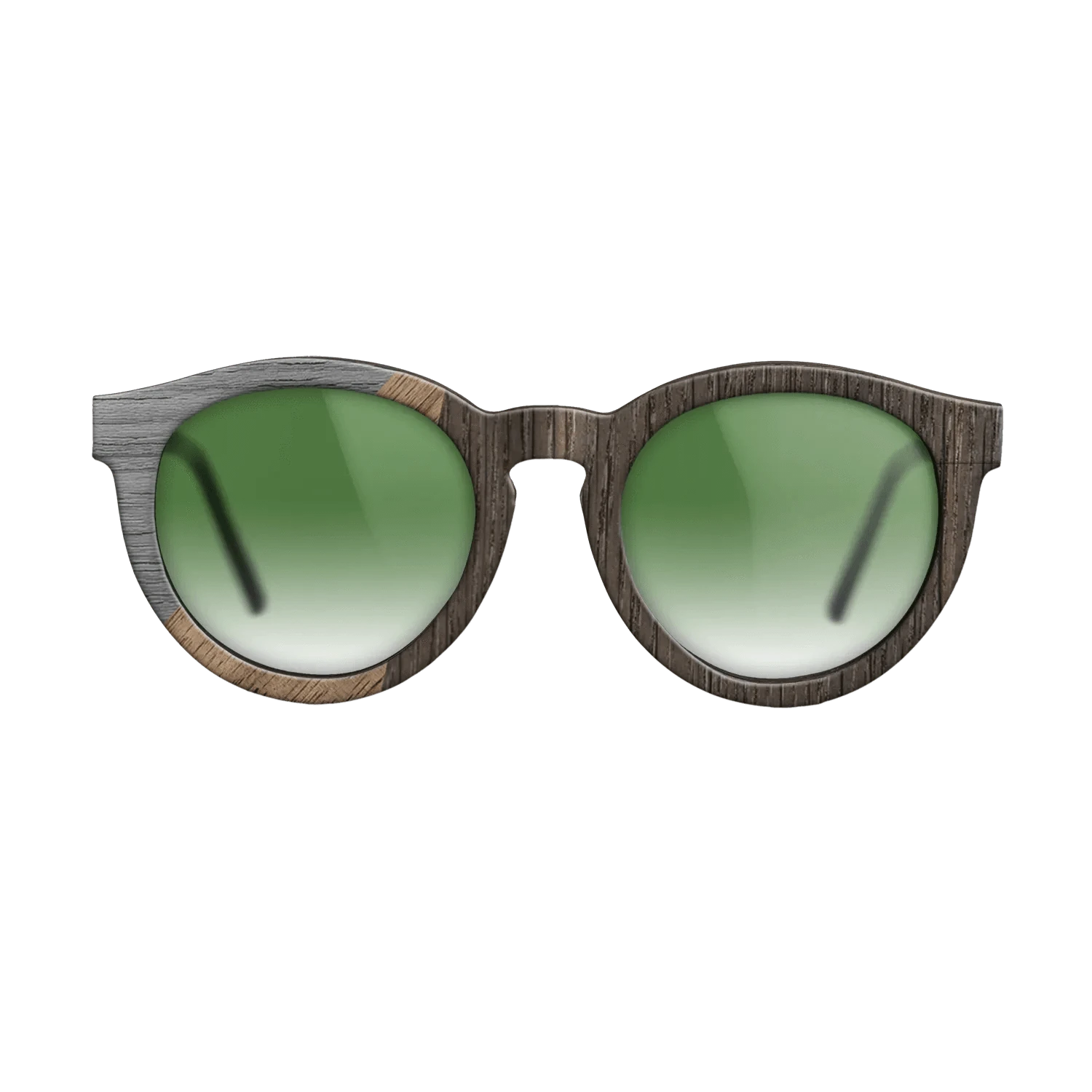 Walnut: Straight Grain,Fumed Oak,Poplar Dyed: Grey: Bauhaus - The Rebel - Round - 1705 - SIRIS wood optic