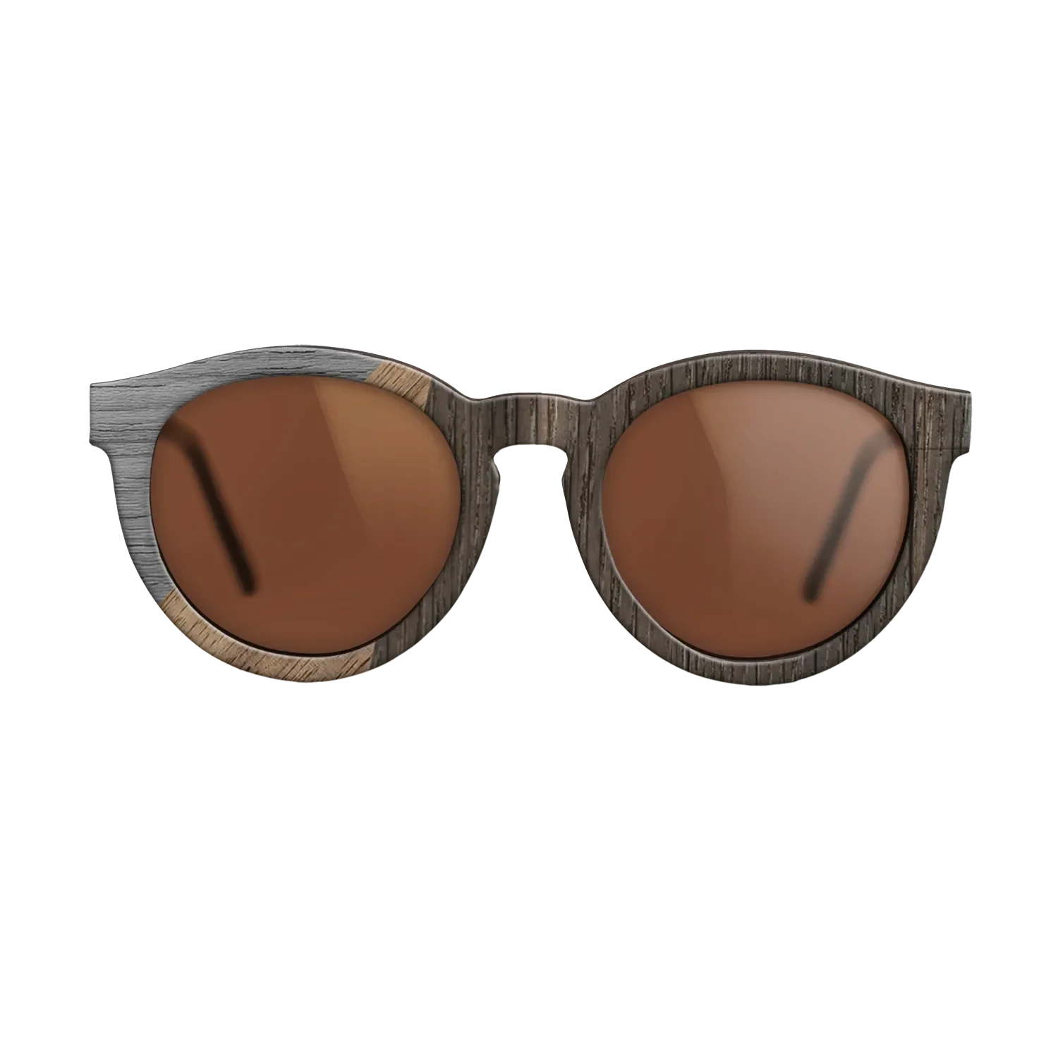 Walnut: Straight Grain,Fumed Oak,Poplar Dyed: Grey: Bauhaus - The Rebel - Round - 1705 - SIRIS wood optic