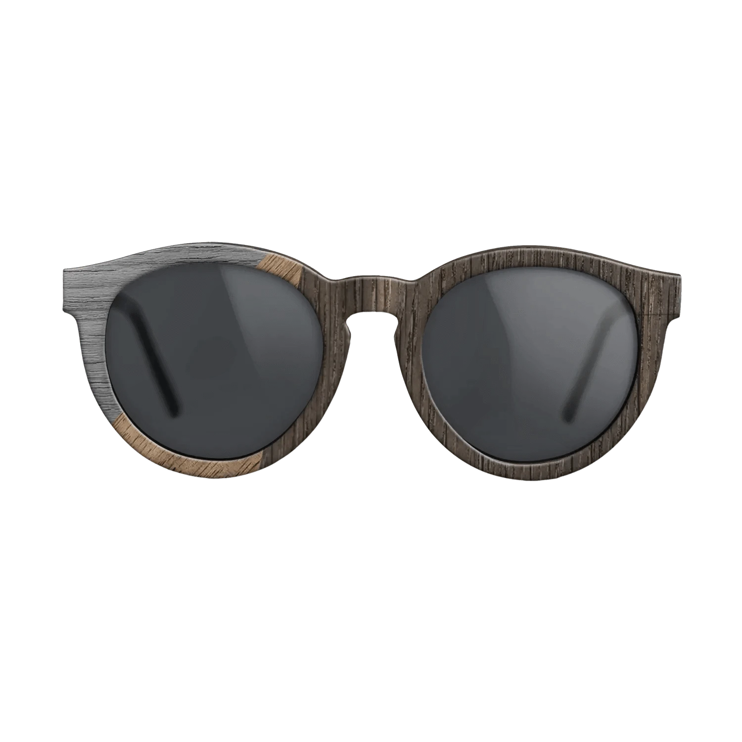 Walnut: Straight Grain,Fumed Oak,Poplar Dyed: Grey: Bauhaus - The Rebel - Round - 1705 - SIRIS wood optic