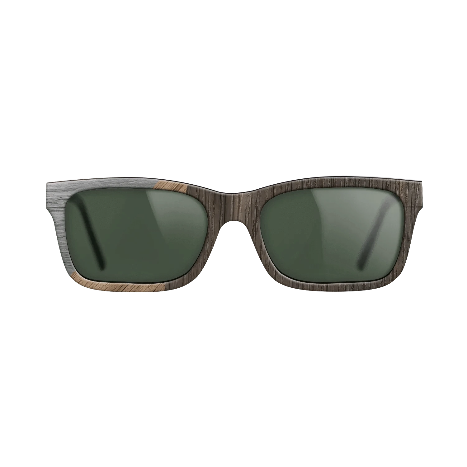 Walnut: Straight Grain,Fumed Oak,Poplar Dyed: Grey: Bauhaus - The Sage - Rectangle - 1705 - SIRIS wood optic